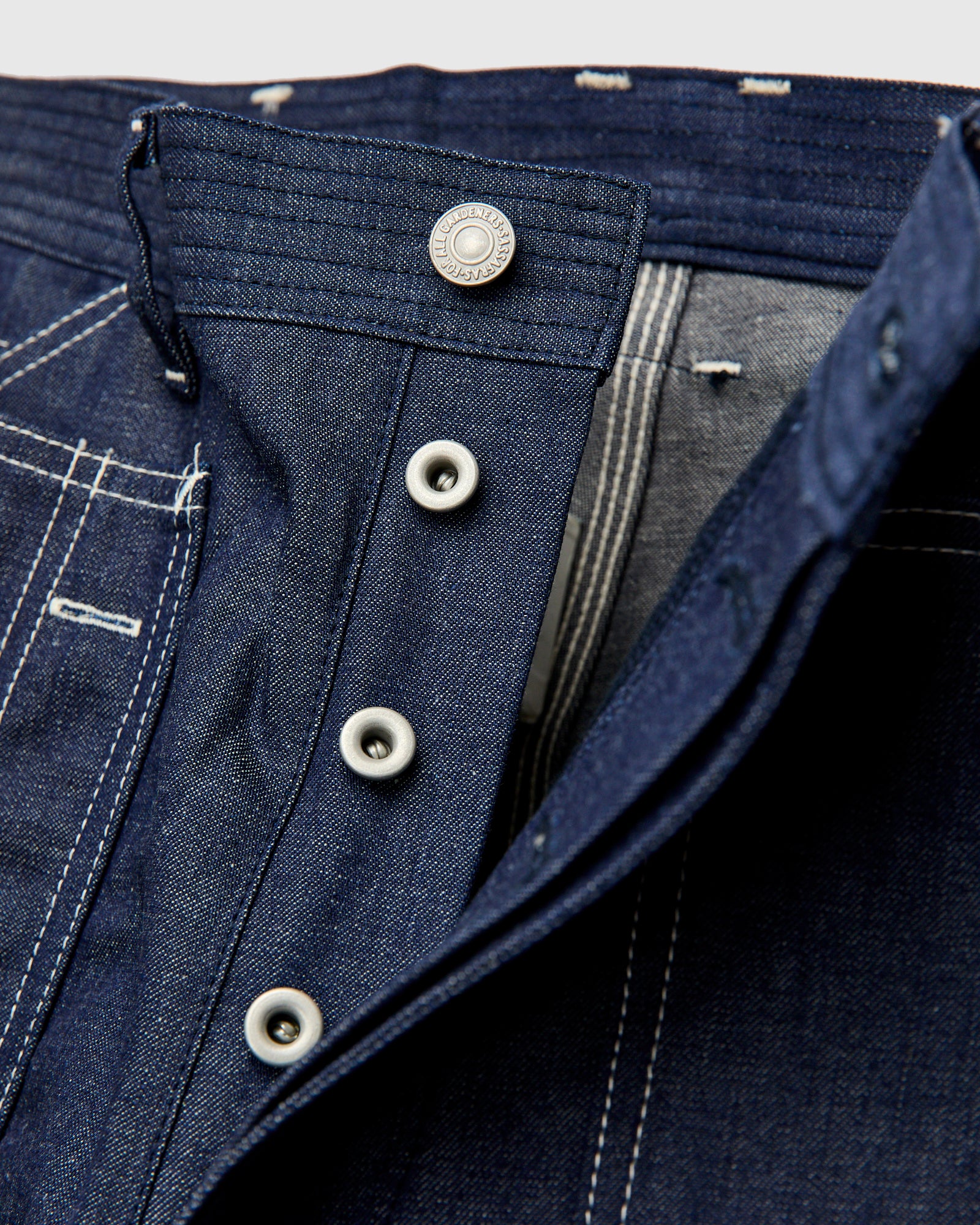 9.5oz Denim Fall Leaf Tough Pants in Indigo - Image 10