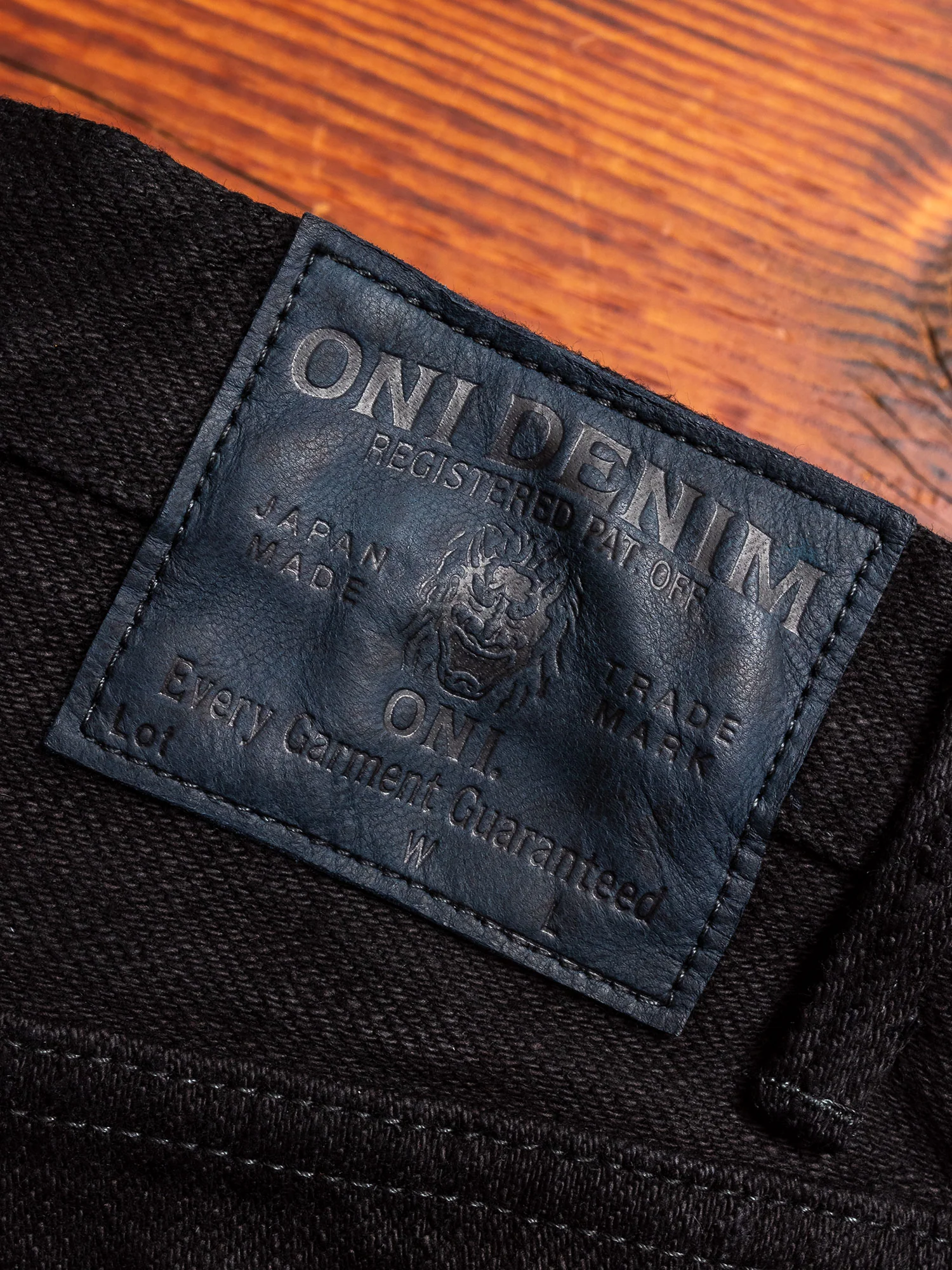 902AIZ "Aizumi x Black Secret" 20oz Selvedge Denim - High Tapered Fit - Image 3