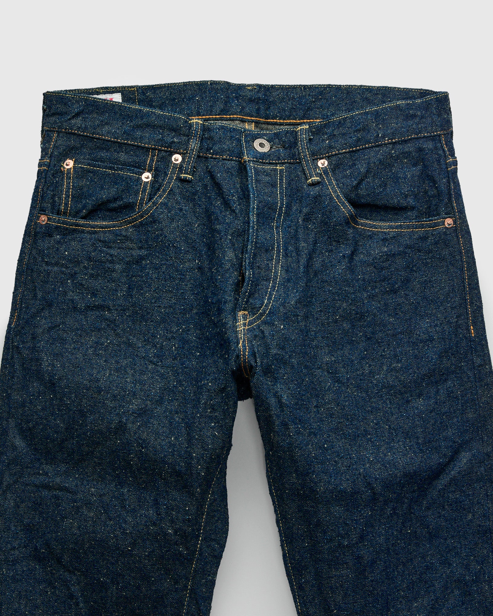 902CCD-GOLV "Crushed Concrete" 15oz Selvedge Denim - High Tapered Fit - Image 5