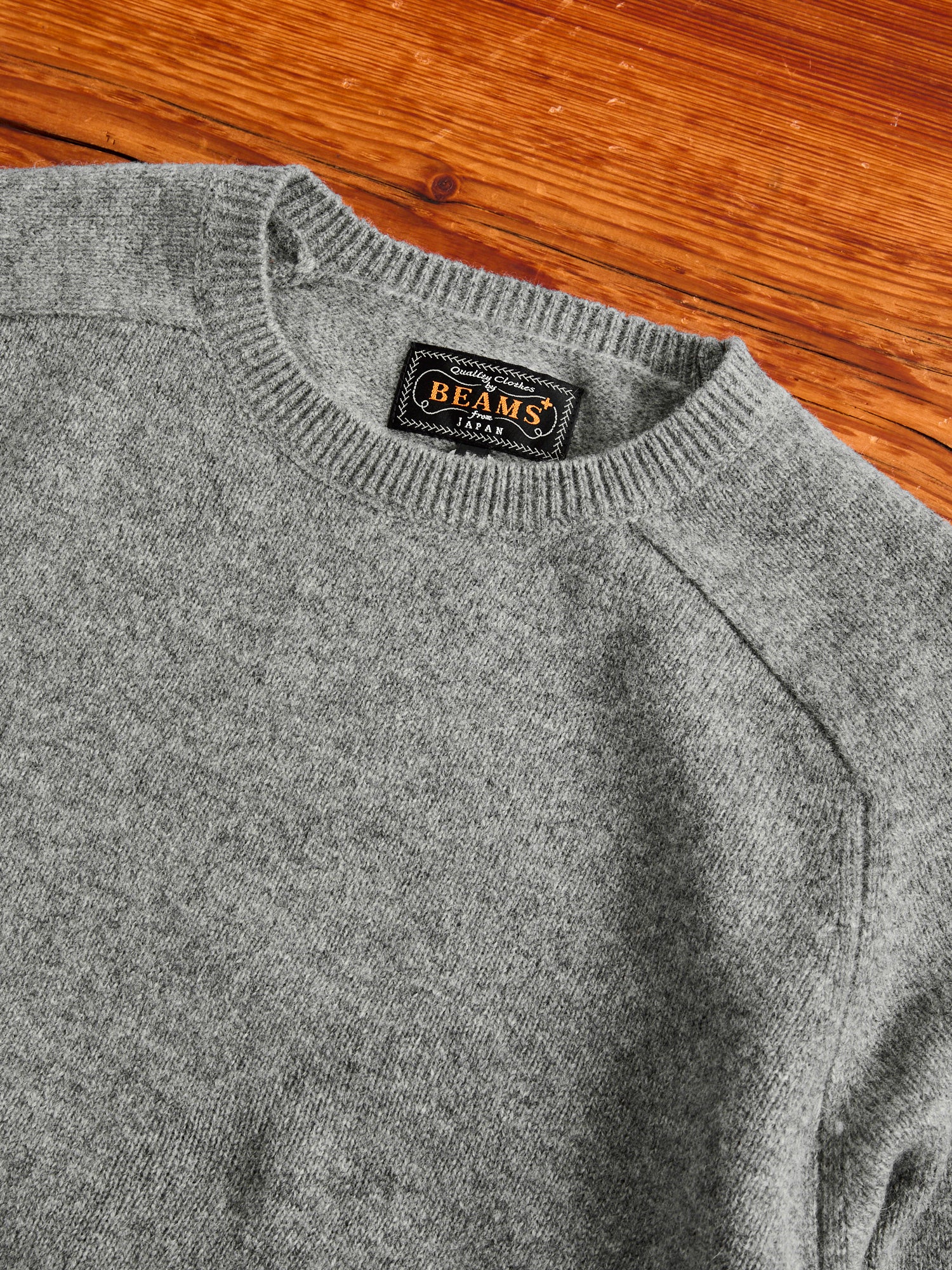 9G Crewneck Knit Sweater in Grey - Image 4
