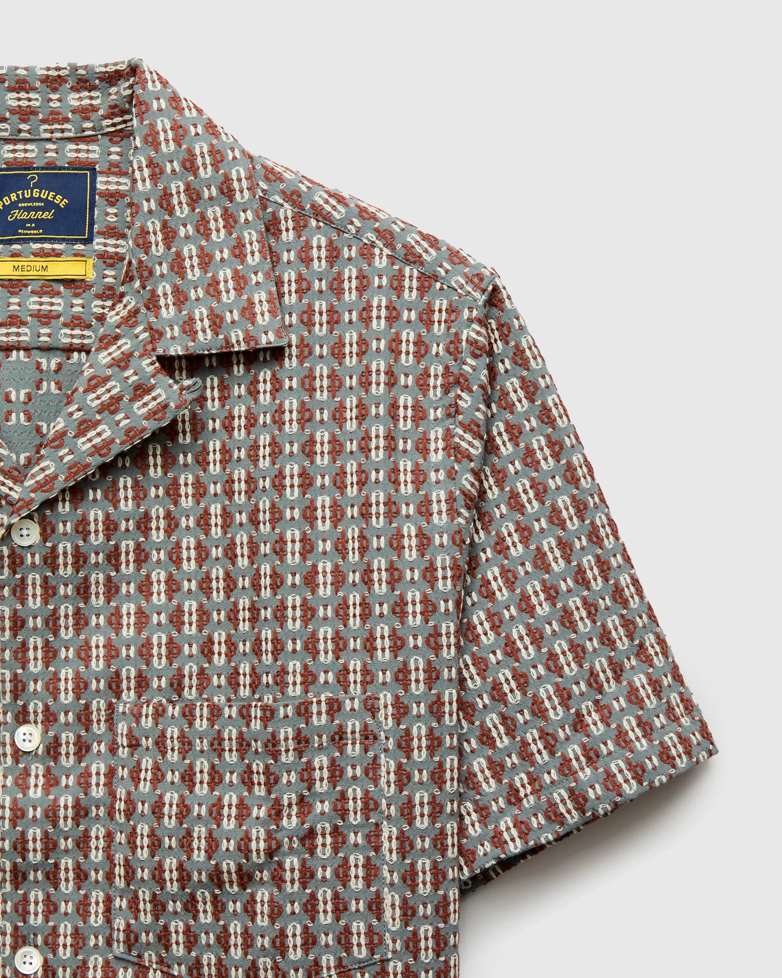Abstract Tile Shirt in Coast - Image 4