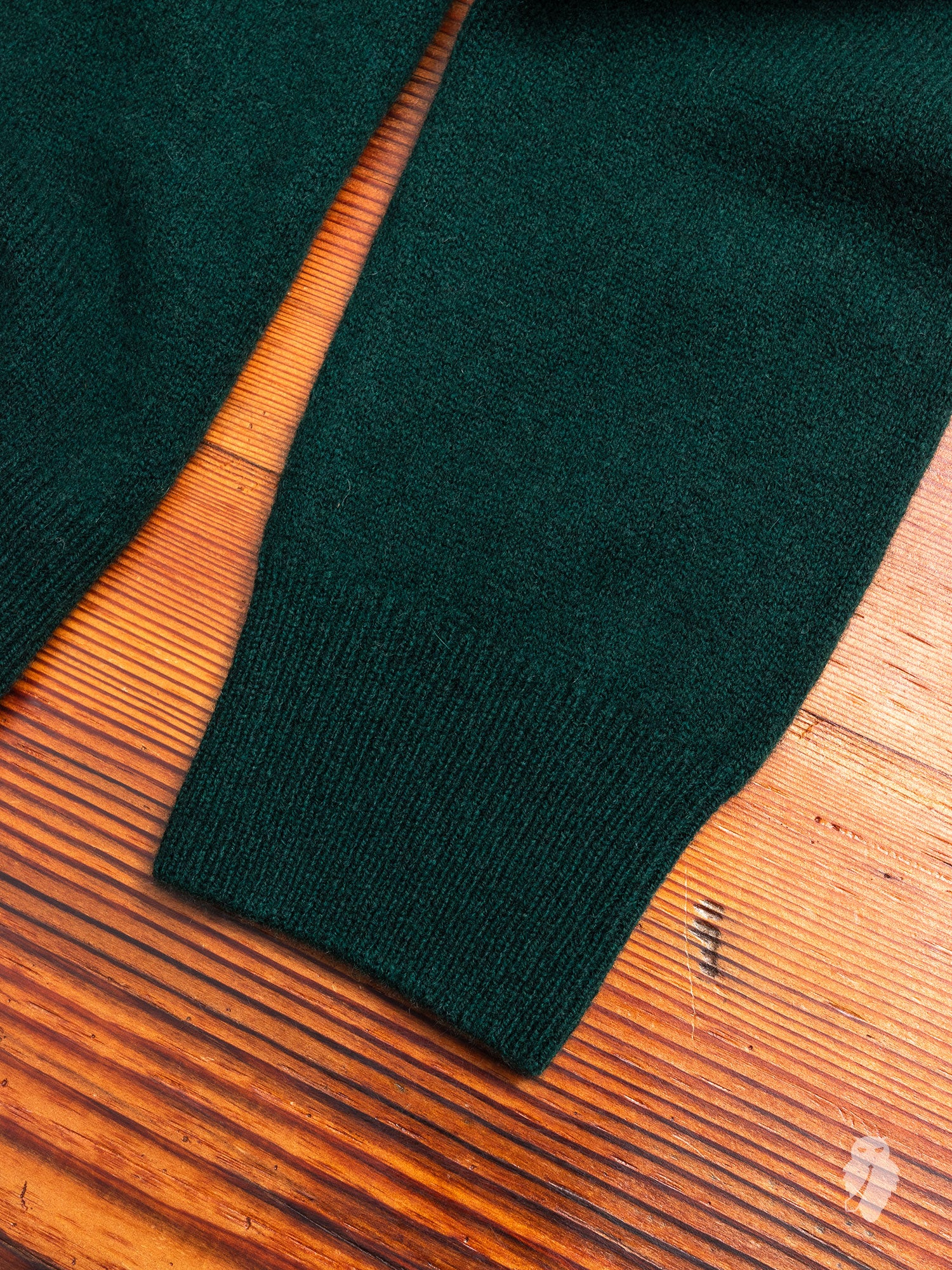 Adam Lambswool Cardigan in Quartz Green - Image 5