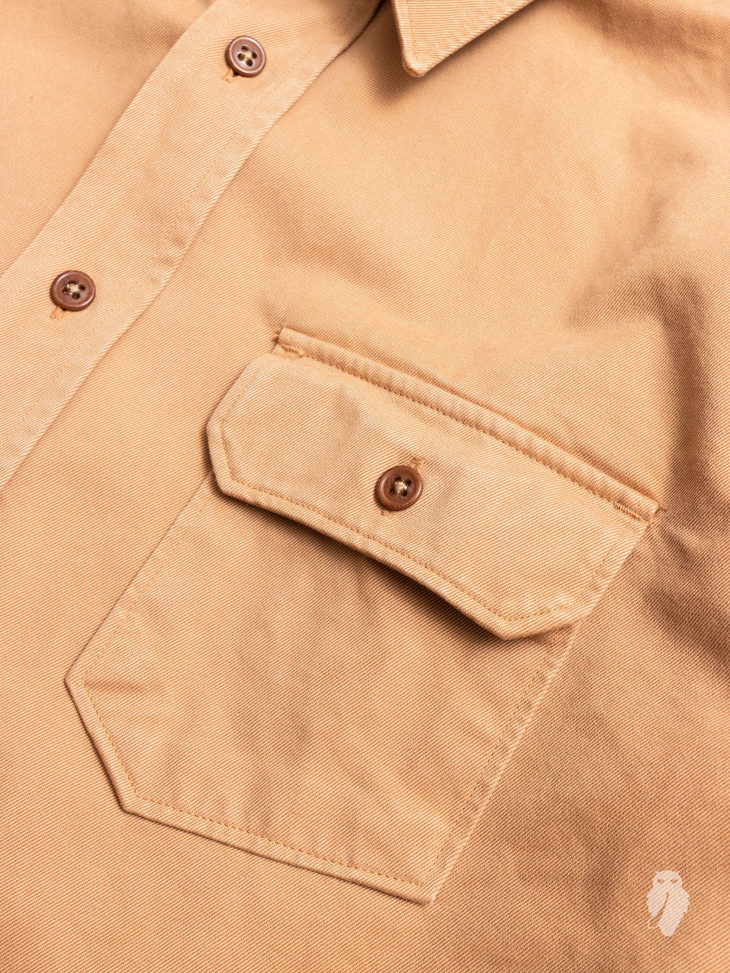 Alamo Shirt in Khaki Beige - Image 4