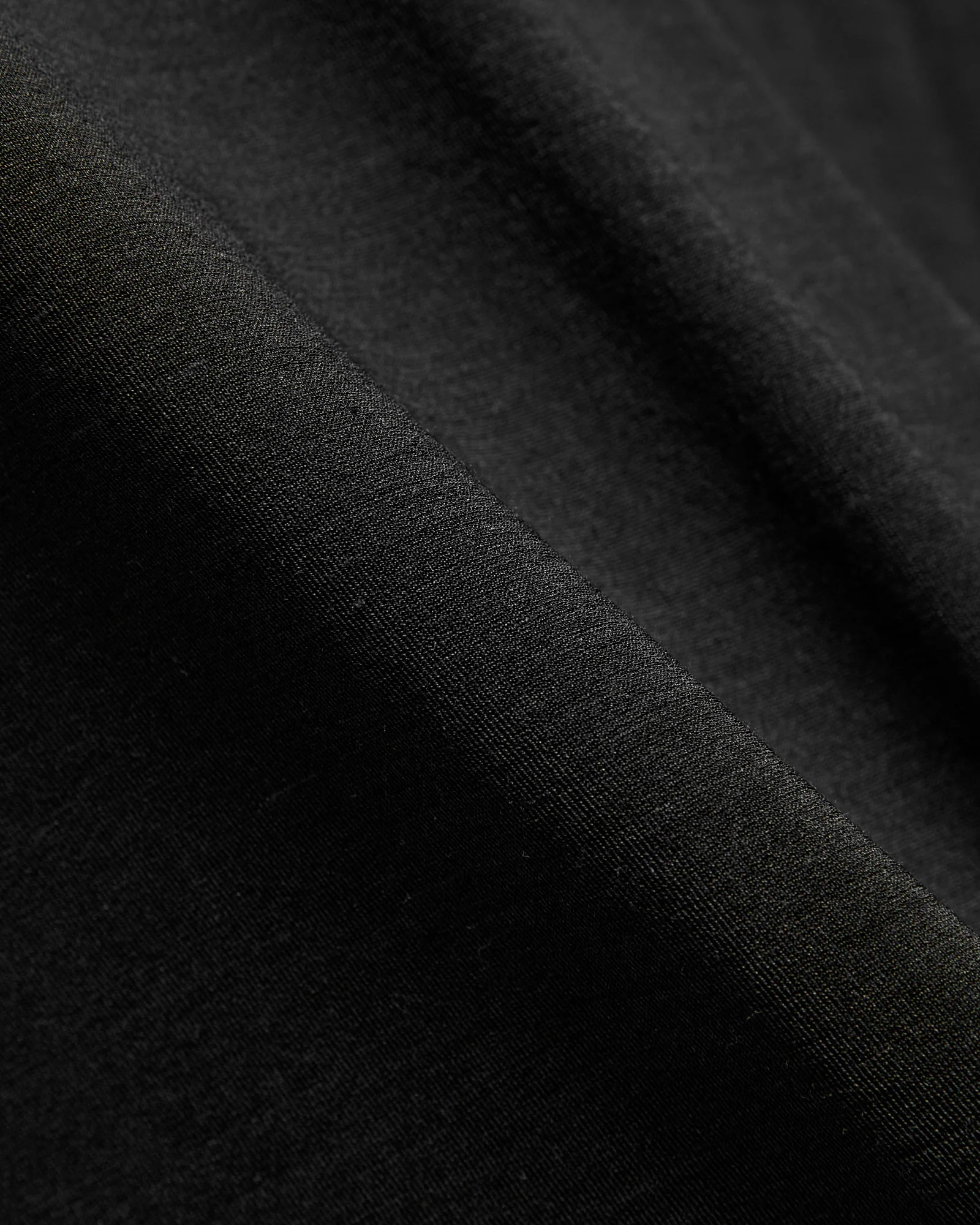 All Silk Half Sleeve Tee in Black - Image 6