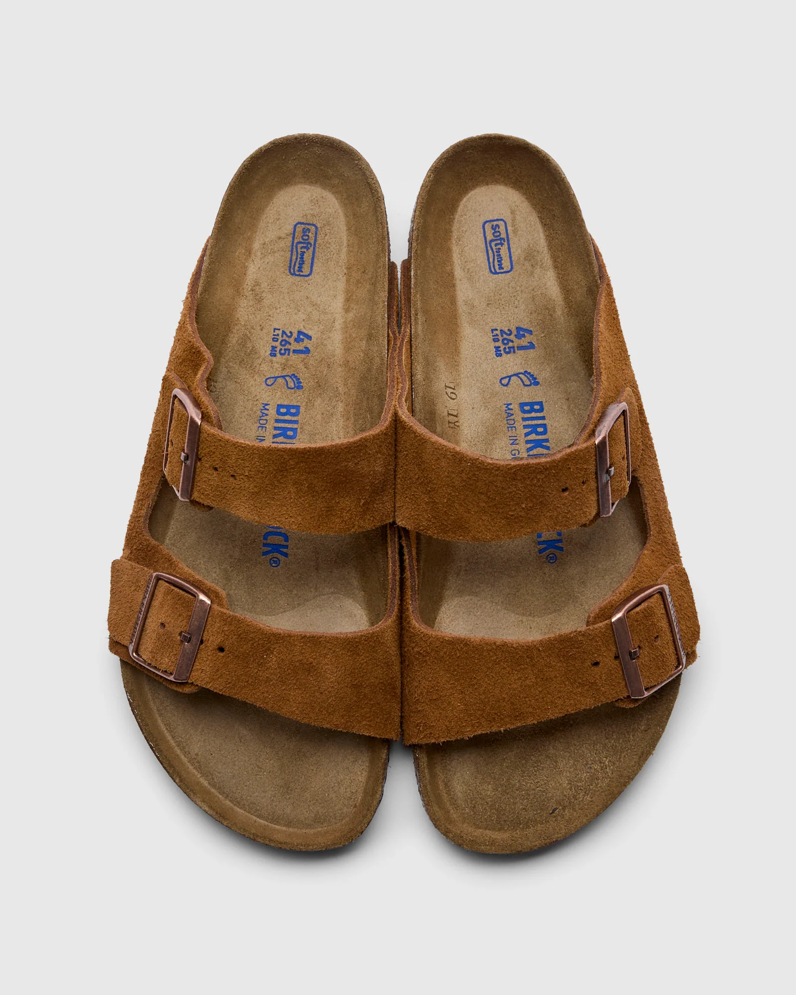 Arizona Sandal in Suede Mink SFB - Image 5
