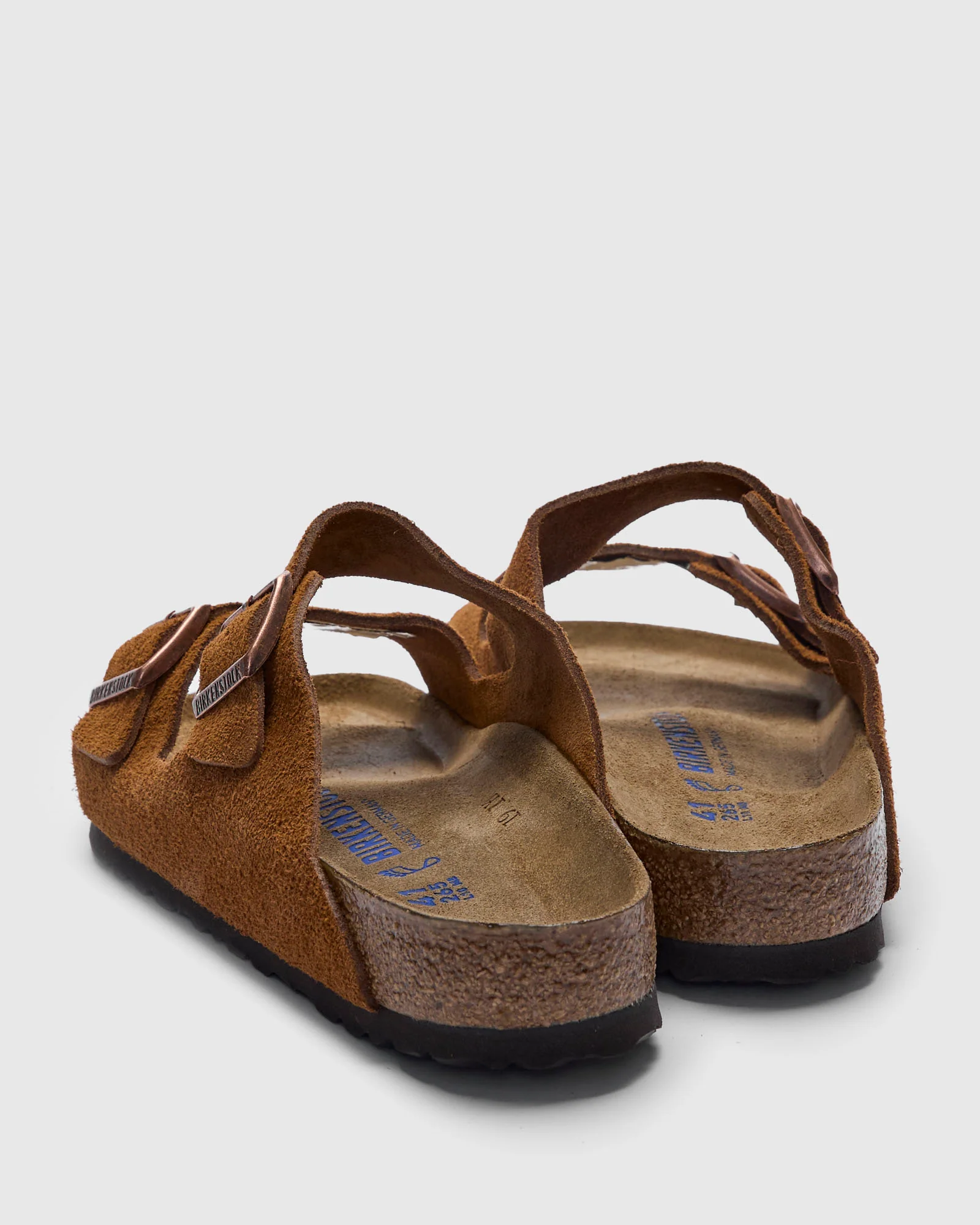Arizona Sandal in Suede Mink SFB - Image 7