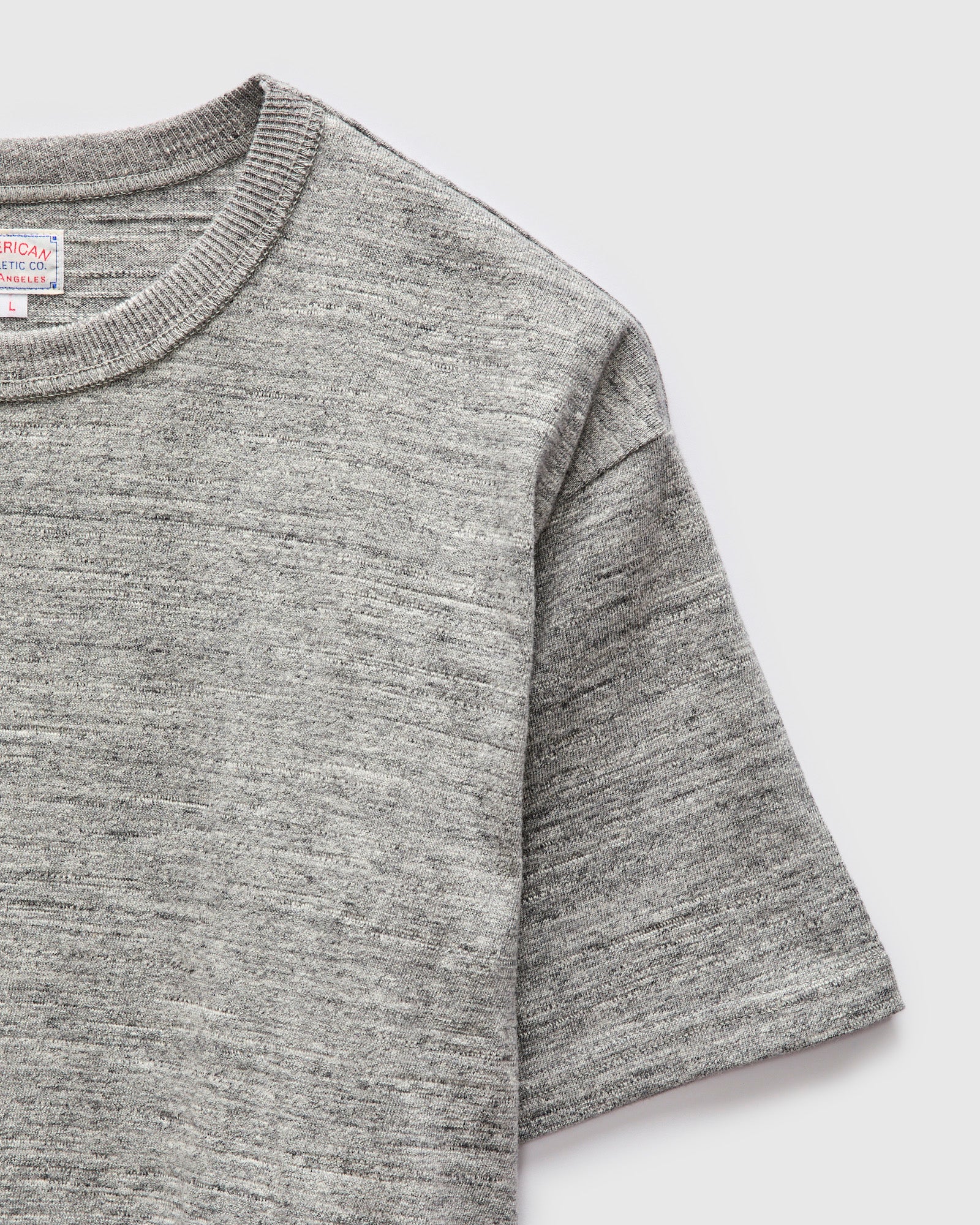 Athletic Loopwheel T-Shirt in Heather Grey - Image 7