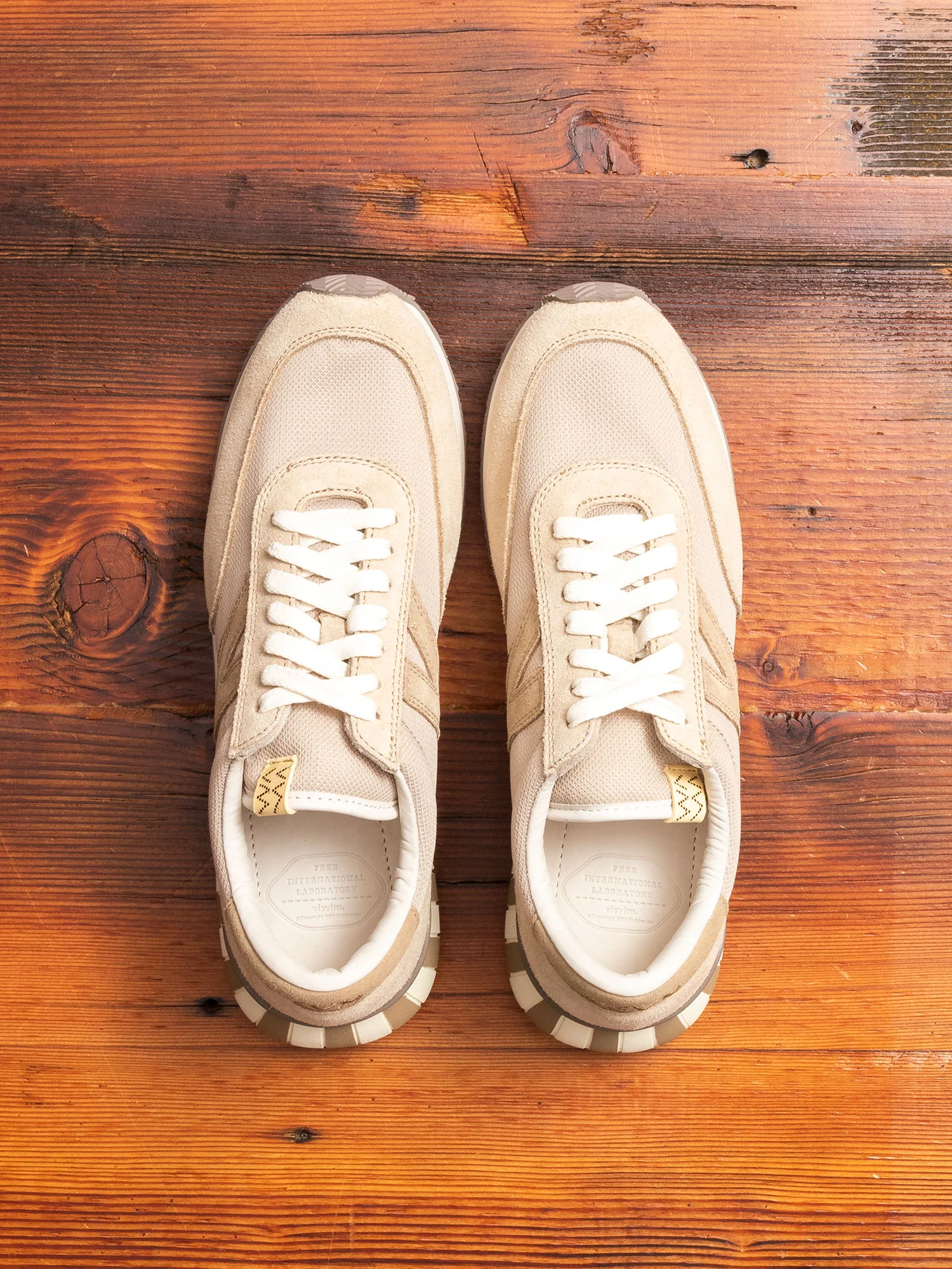 Attica Trainers in Beige - Image 9