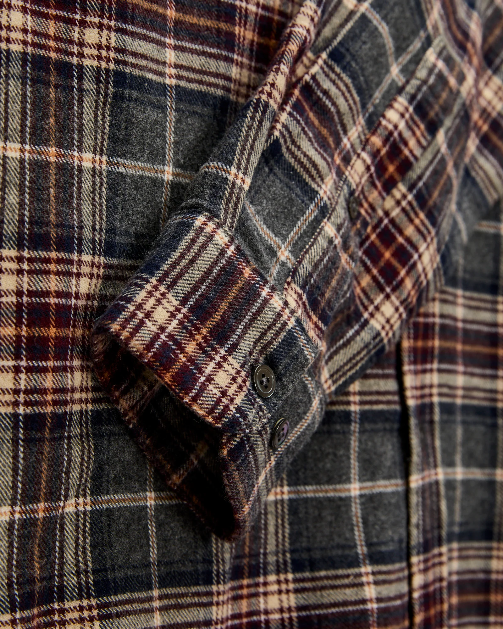 Augusta Button-Up Shirt in Grey - Image 6