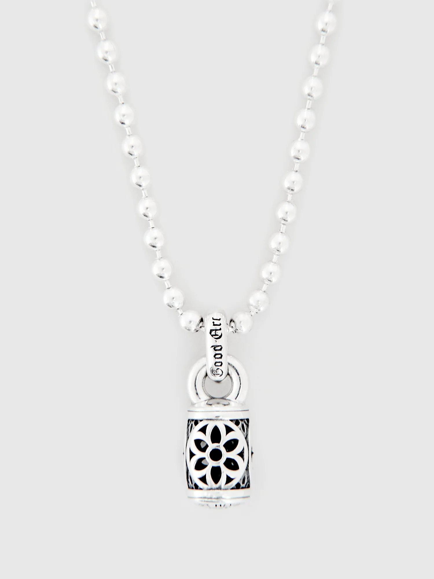 Baby Barrel Pendant in Sterling Silver - Image 5