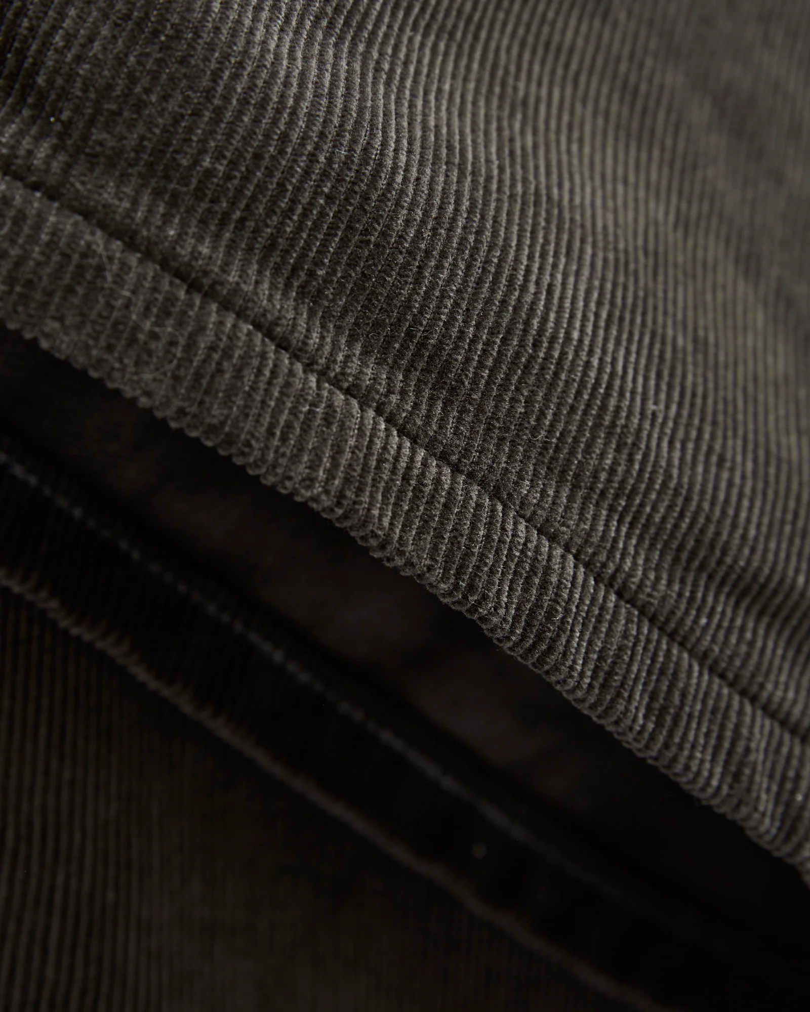 Baggy 5 Pocket Corduroy Pants in Charcoal Grey - Image 7