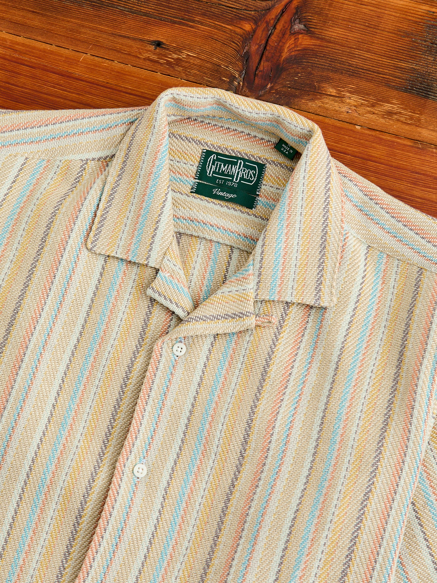Baja Blanket Camp Shirt in Natural - Image 3