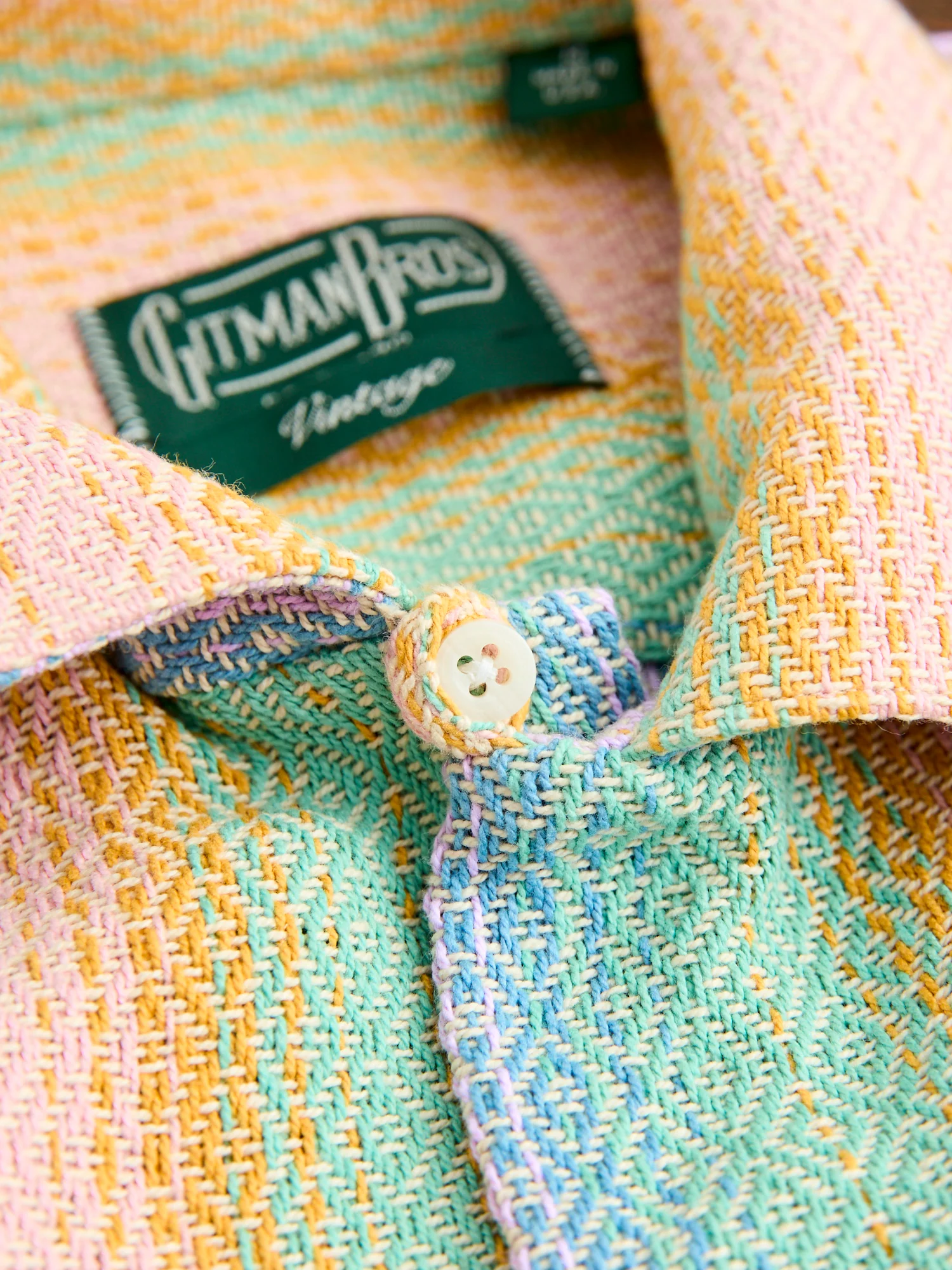 Baja Blanket Camp Shirt in Pastel - Image 4