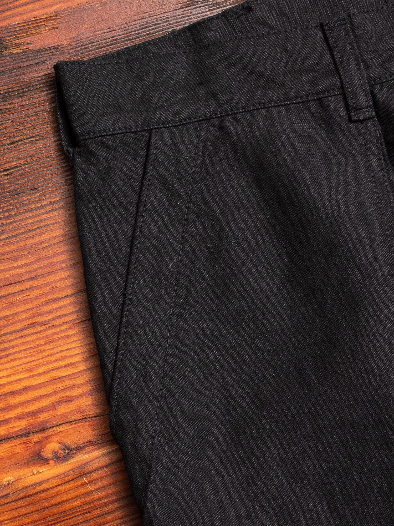 Baker Utility Military Pants in Black - Image 3