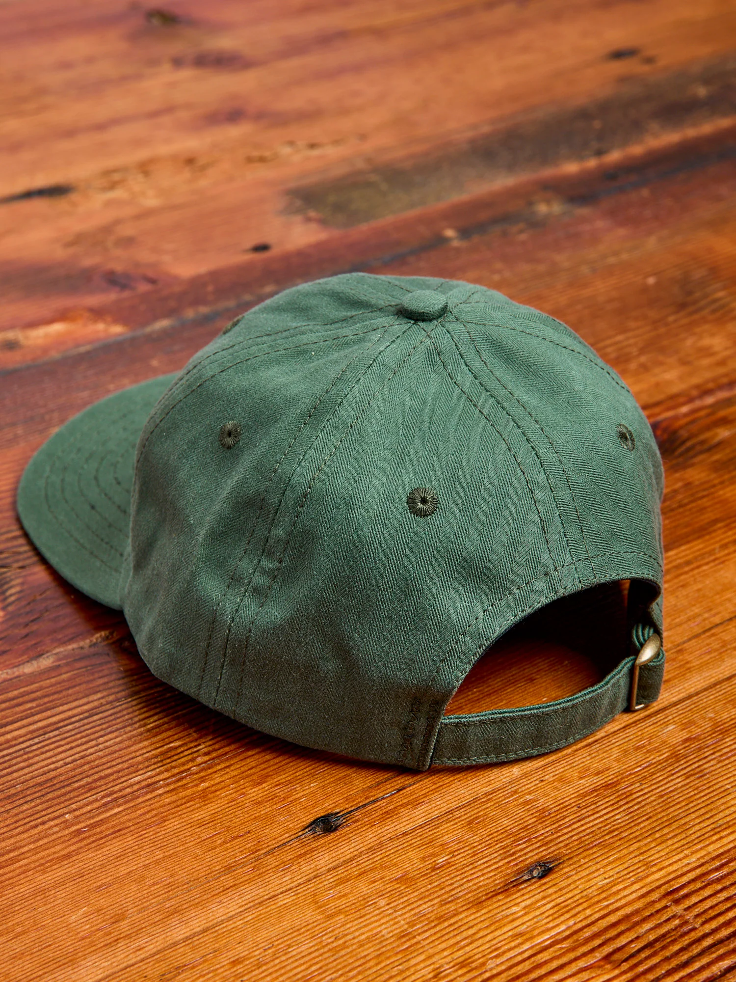 Baseball Hat in Wax Cotton Spruce - Image 2
