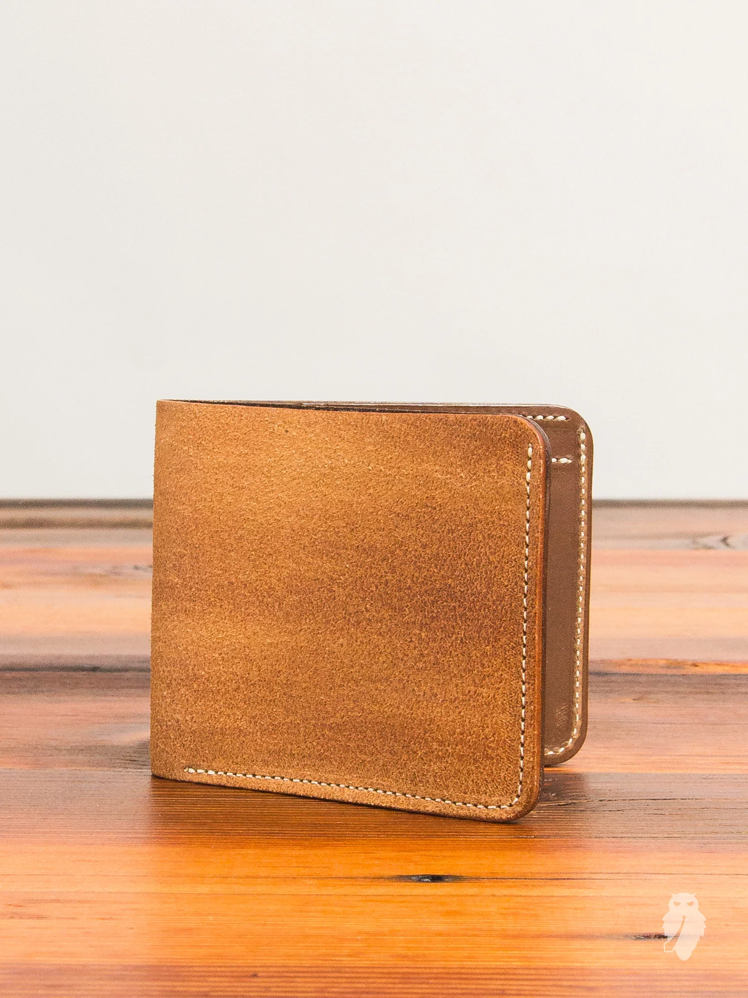 Bifold Wallet in Rough-Out Natural Horse Hide - Image 2