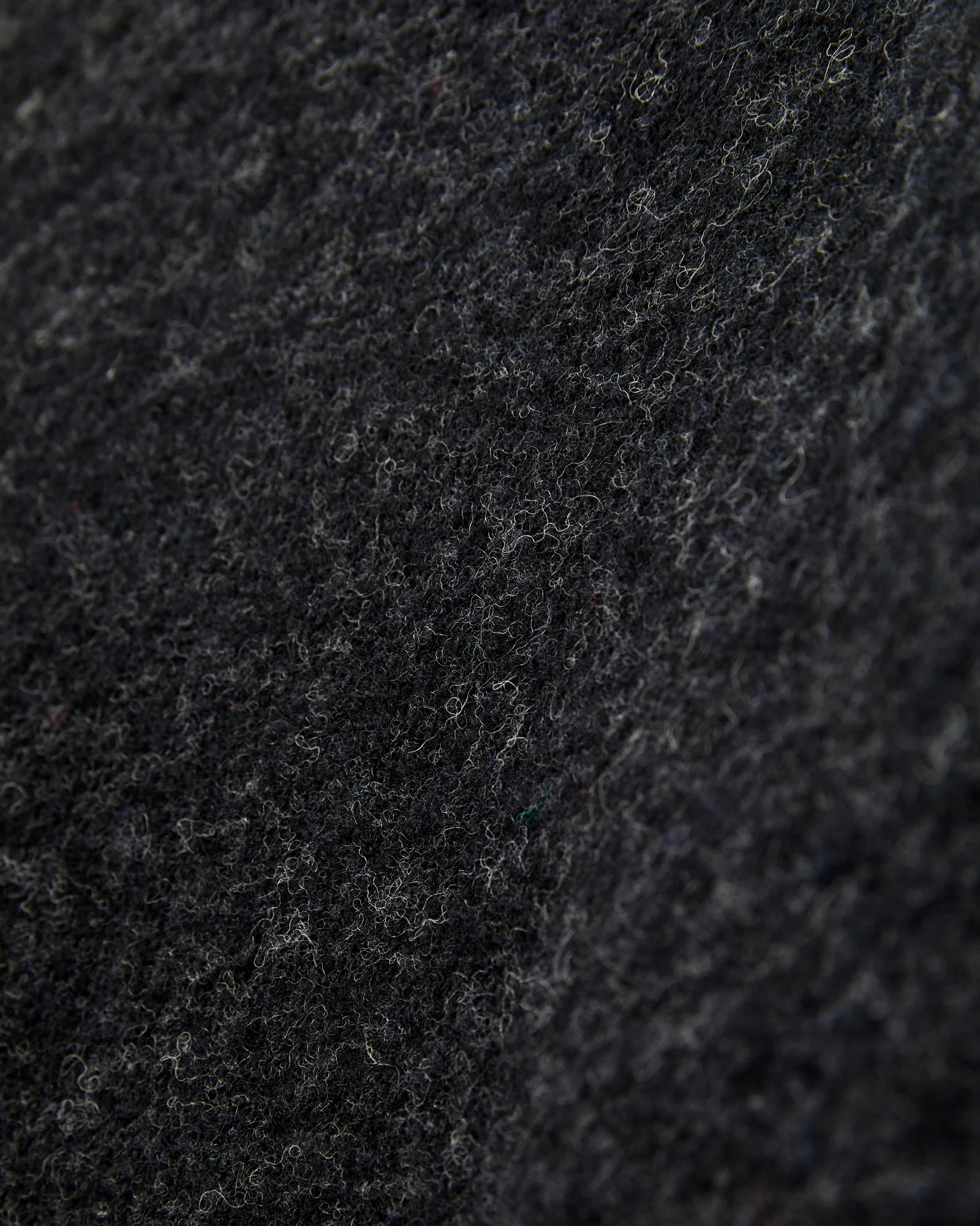 "Birth of the Cool" Wool Sweater in Charcoal - Image 2