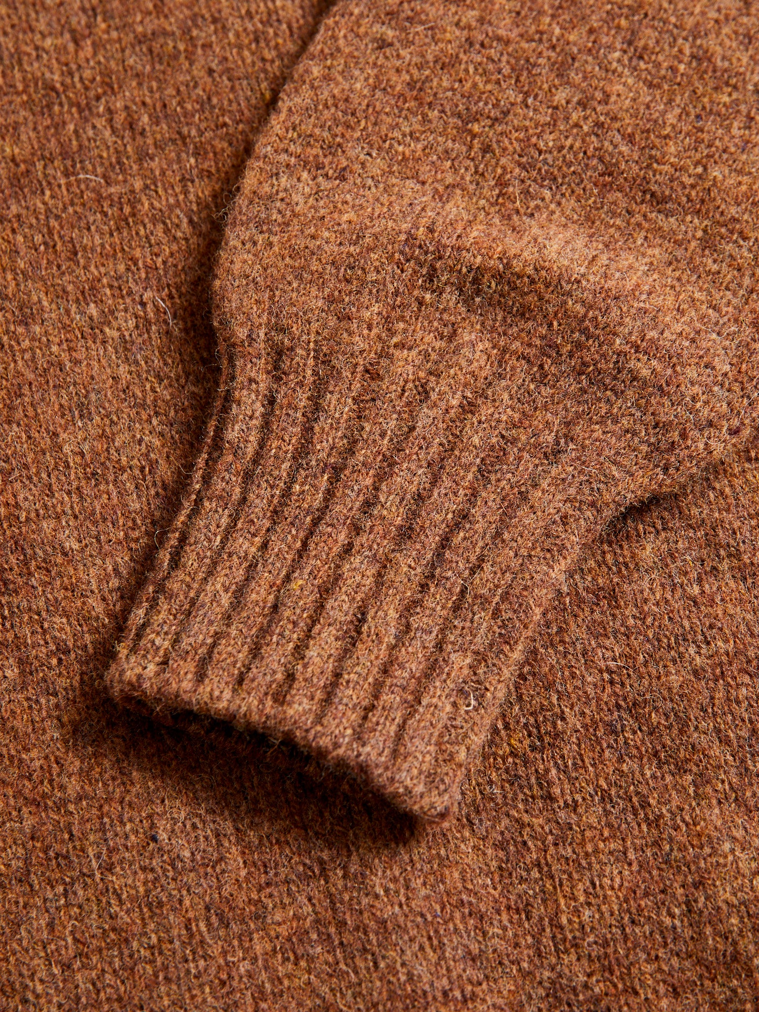 "Birth of the Cool" Wool Sweater in Nuts - Image 4