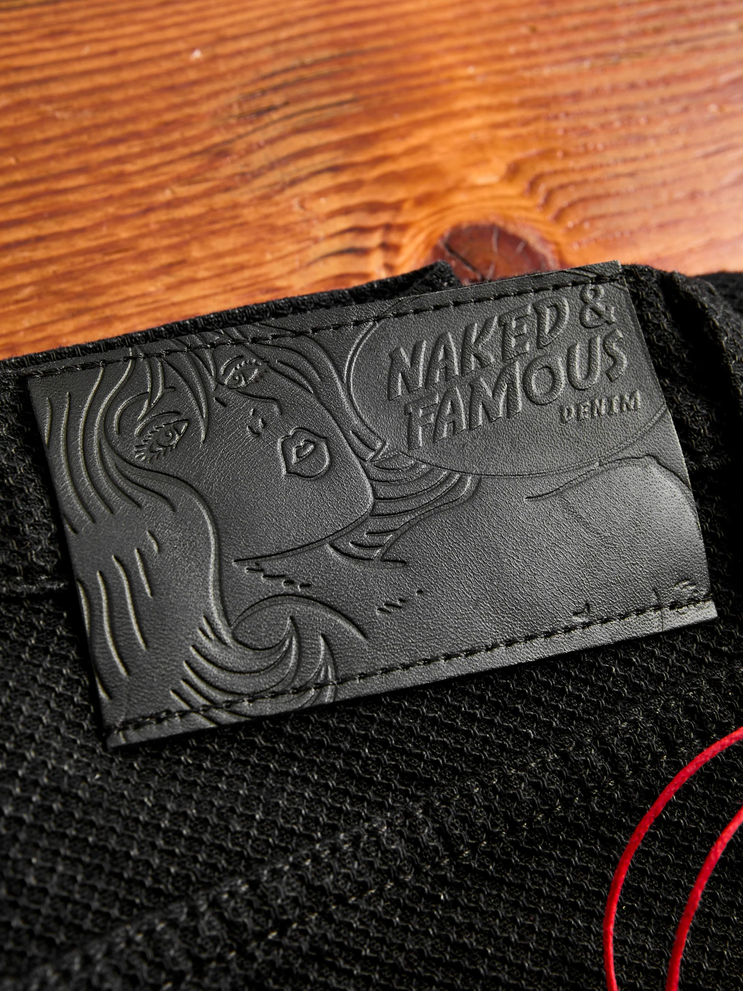 "Black Kikko" 12.5oz Jacquard Denim - Weird Guy Fit - Image 9