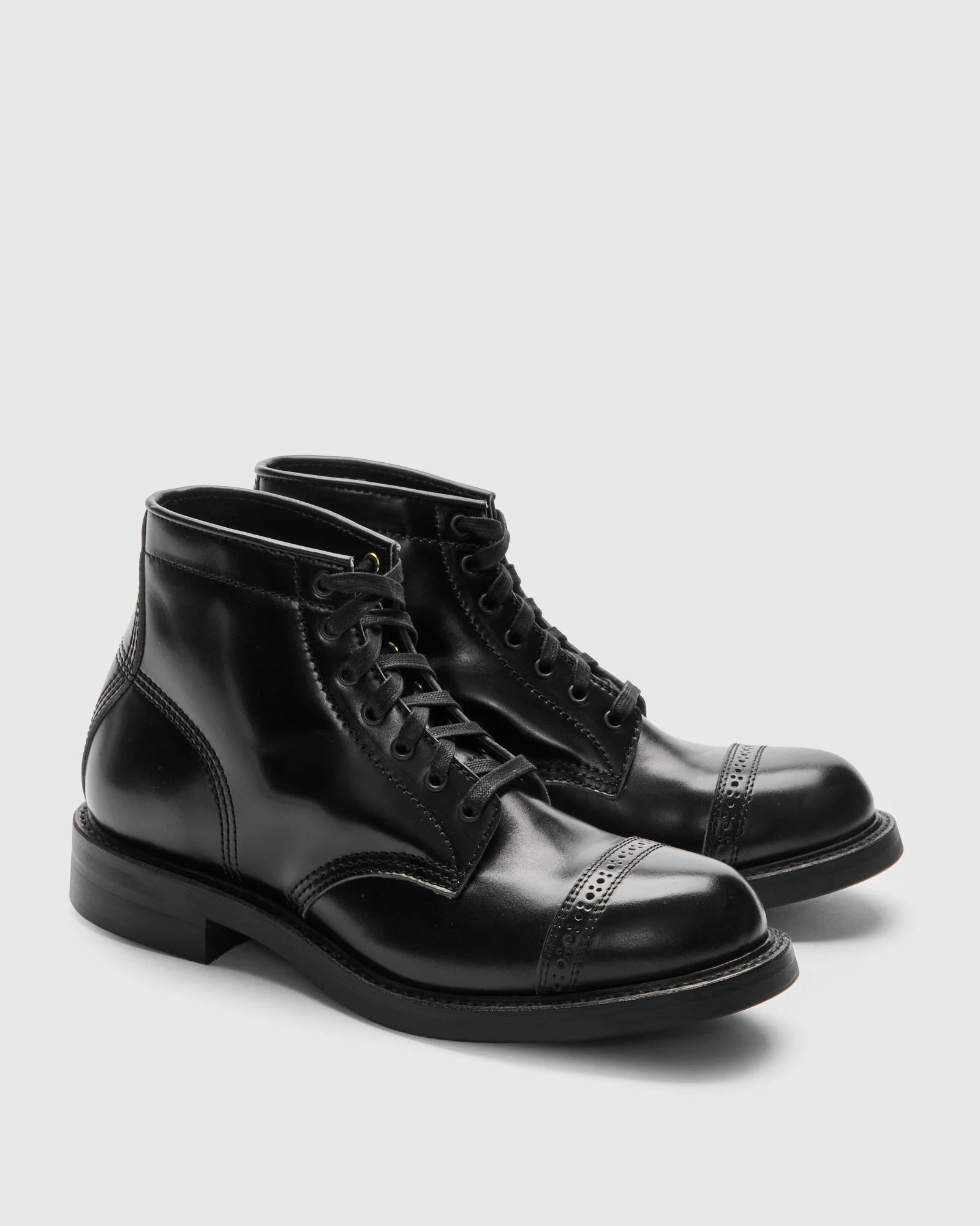 Black Ops Combat Boot in Shinki Hikaku Shell Cordovan