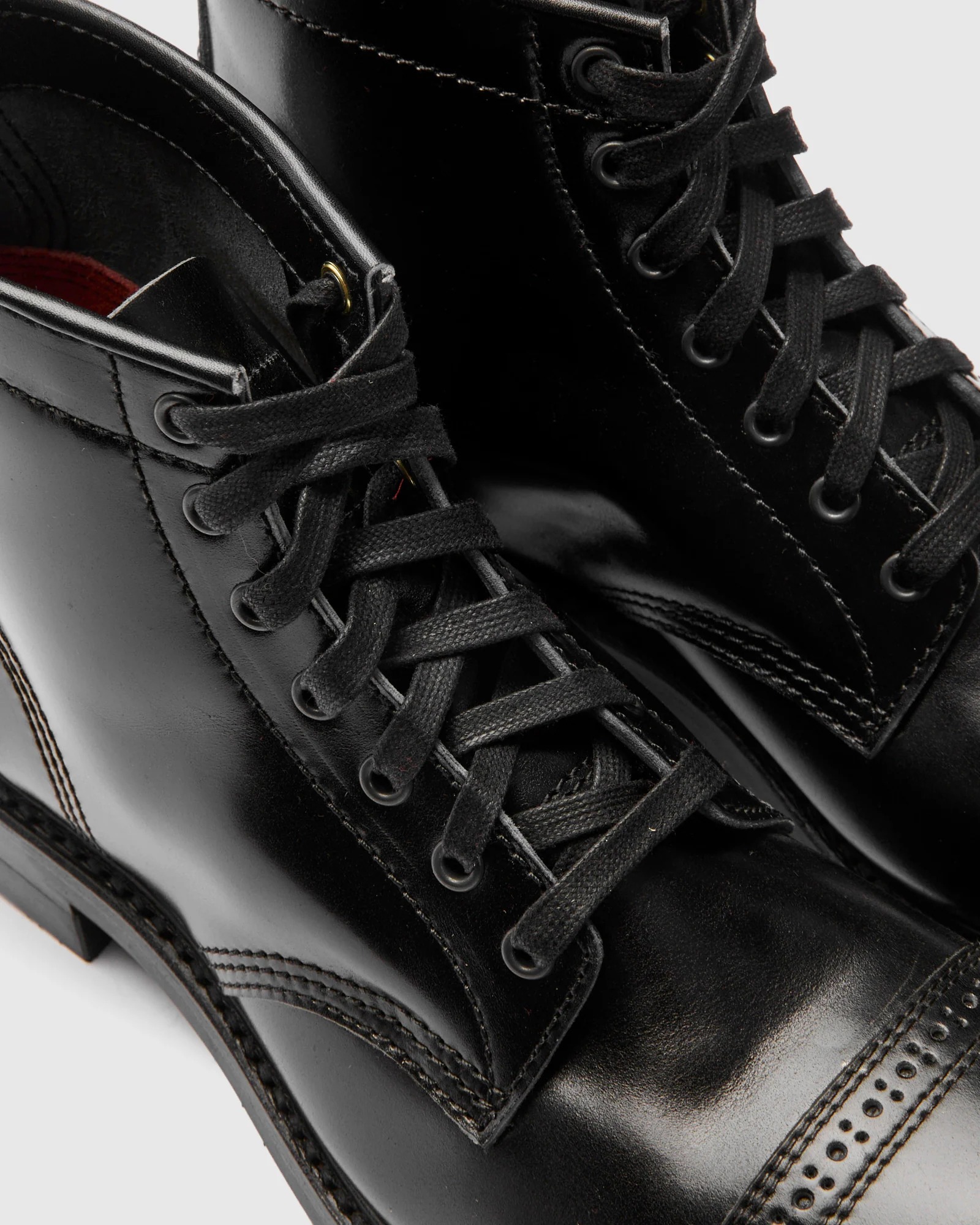 Black Ops Combat Boot in Shinki Hikaku Shell Cordovan - Image 7