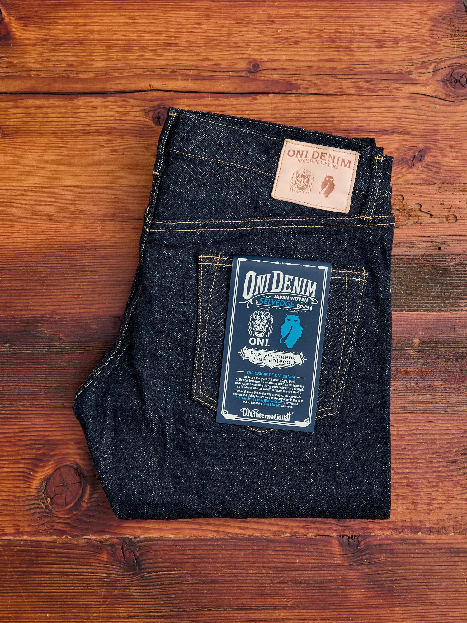 622 "Sleeping Demon" Natural Indigo 15.5oz Selvedge Denim - Relaxed Tapered Fit - Image 2