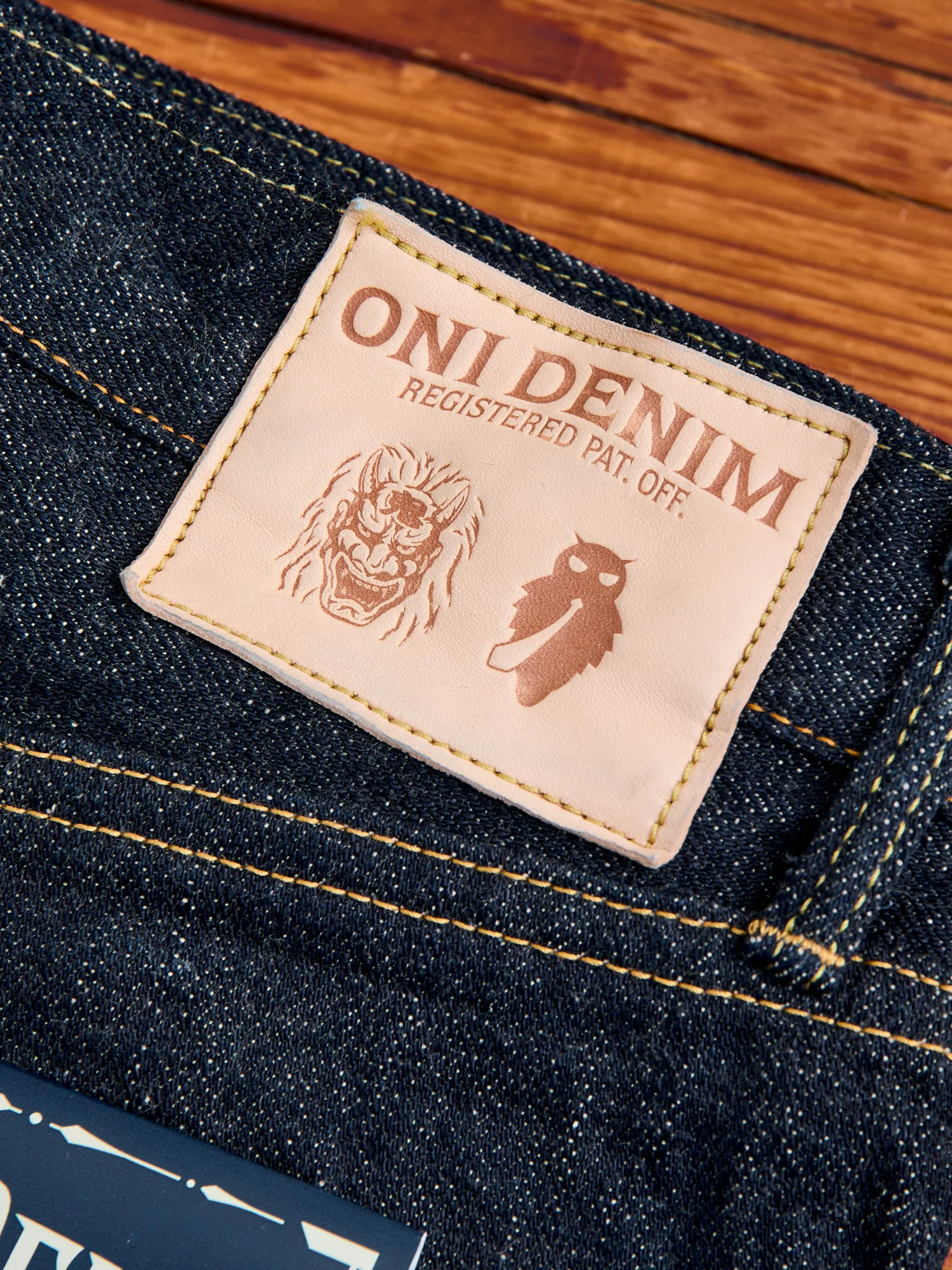622 "Sleeping Demon" Natural Indigo 15.5oz Selvedge Denim - Relaxed Tapered Fit - Image 3