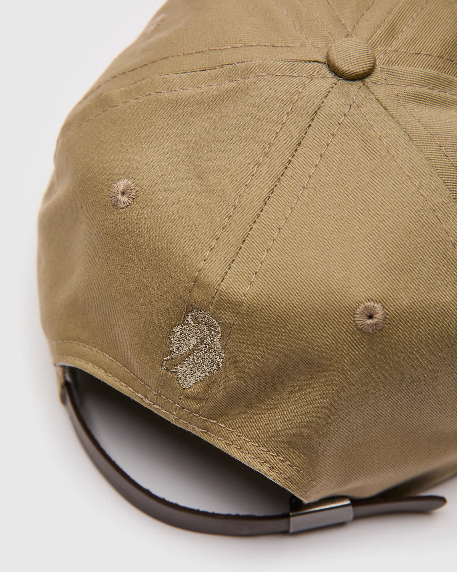 Blue Owl Baseball Cap in Beige - Image 4