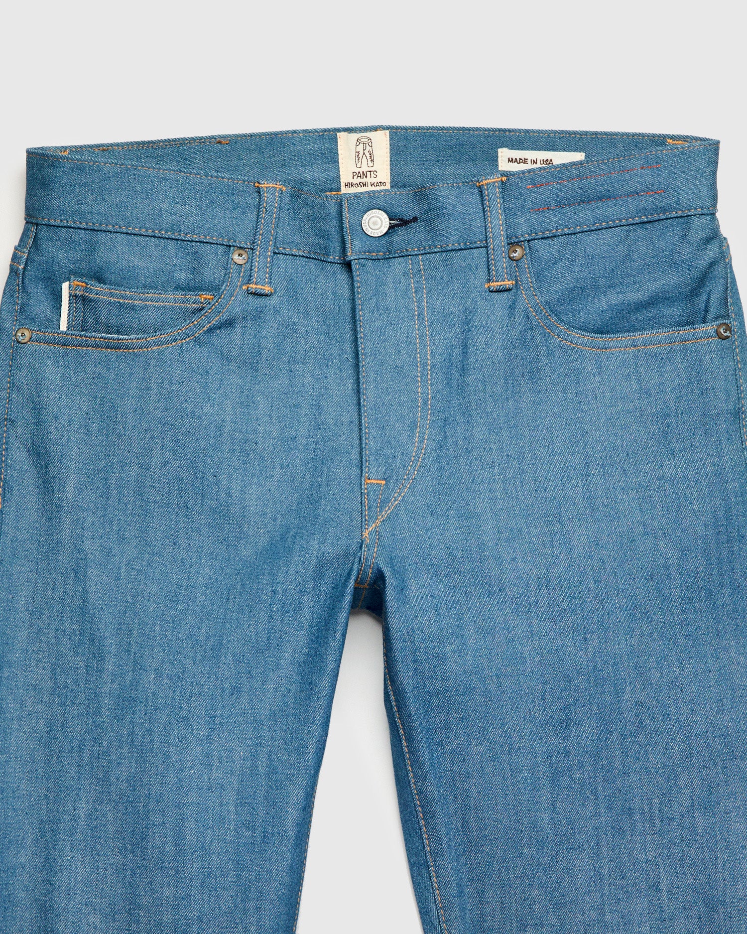 "Old Blue Raw" 10.5oz Indigo Stretch Selvedge Denim - Pen Slim - Image 6