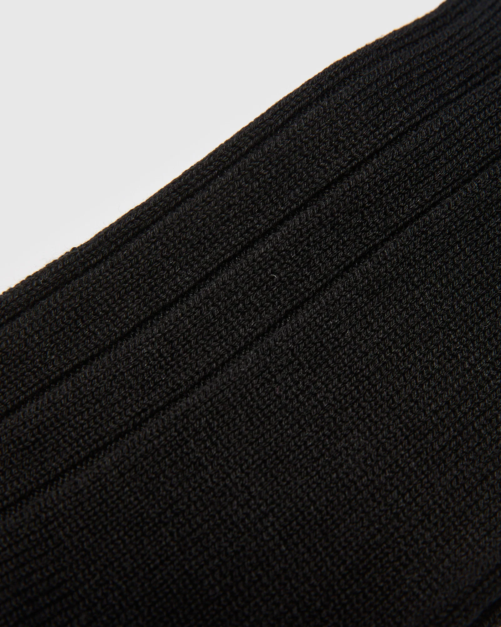 Bold Rib Crew in Black - Image 3