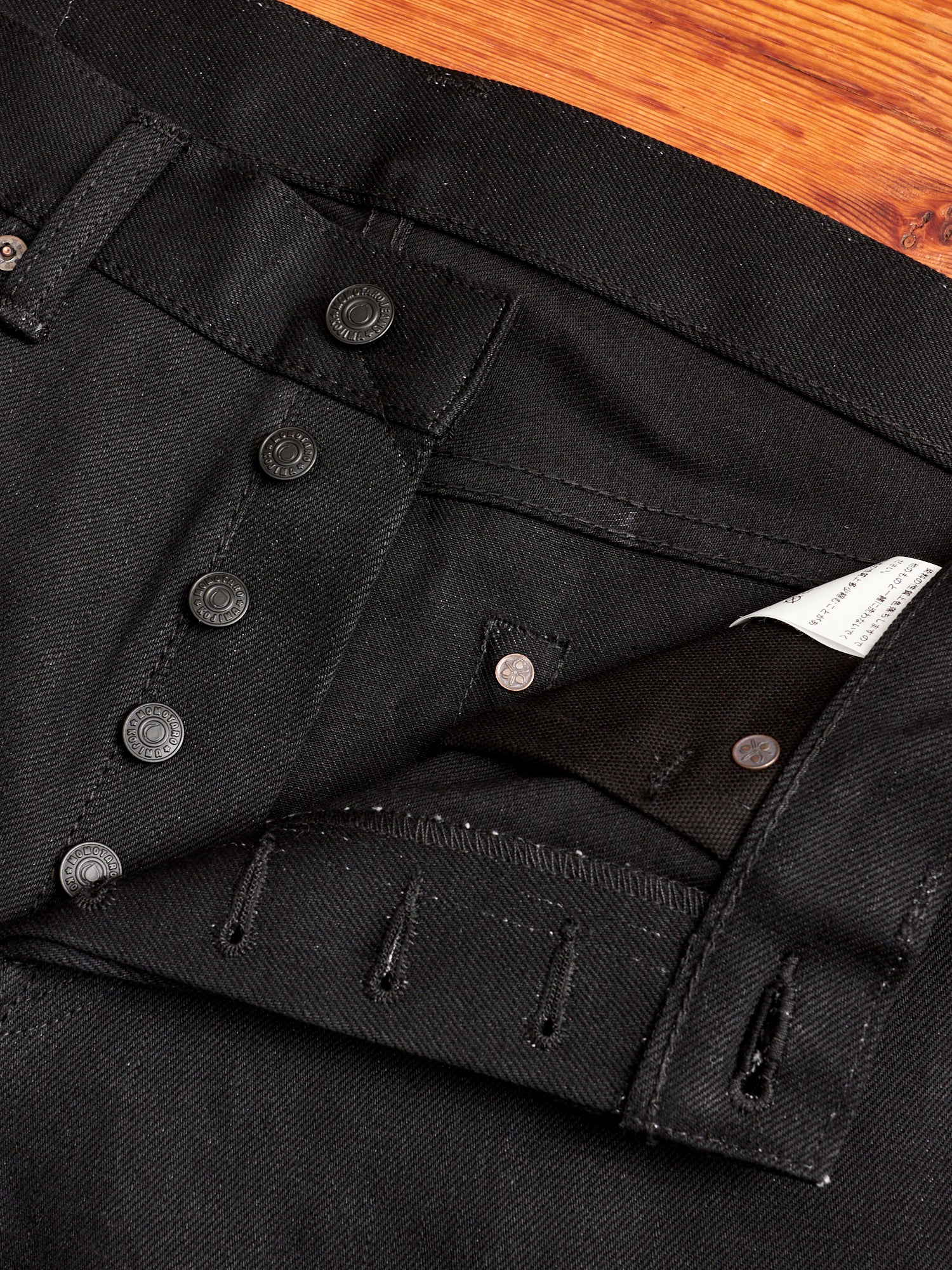 BOM00X "Momotaro x Blue Owl" 15.7oz Selvedge Denim - High Tapered Fit - Image 7
