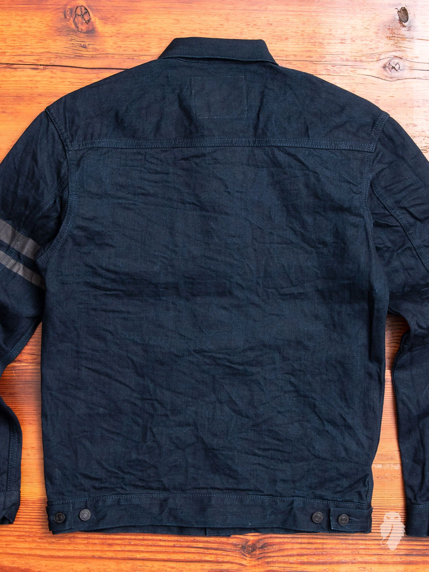 BOM012-B "Momotaro x Blue Owl" 15.7oz Selvedge Denim Jacket - Image 11