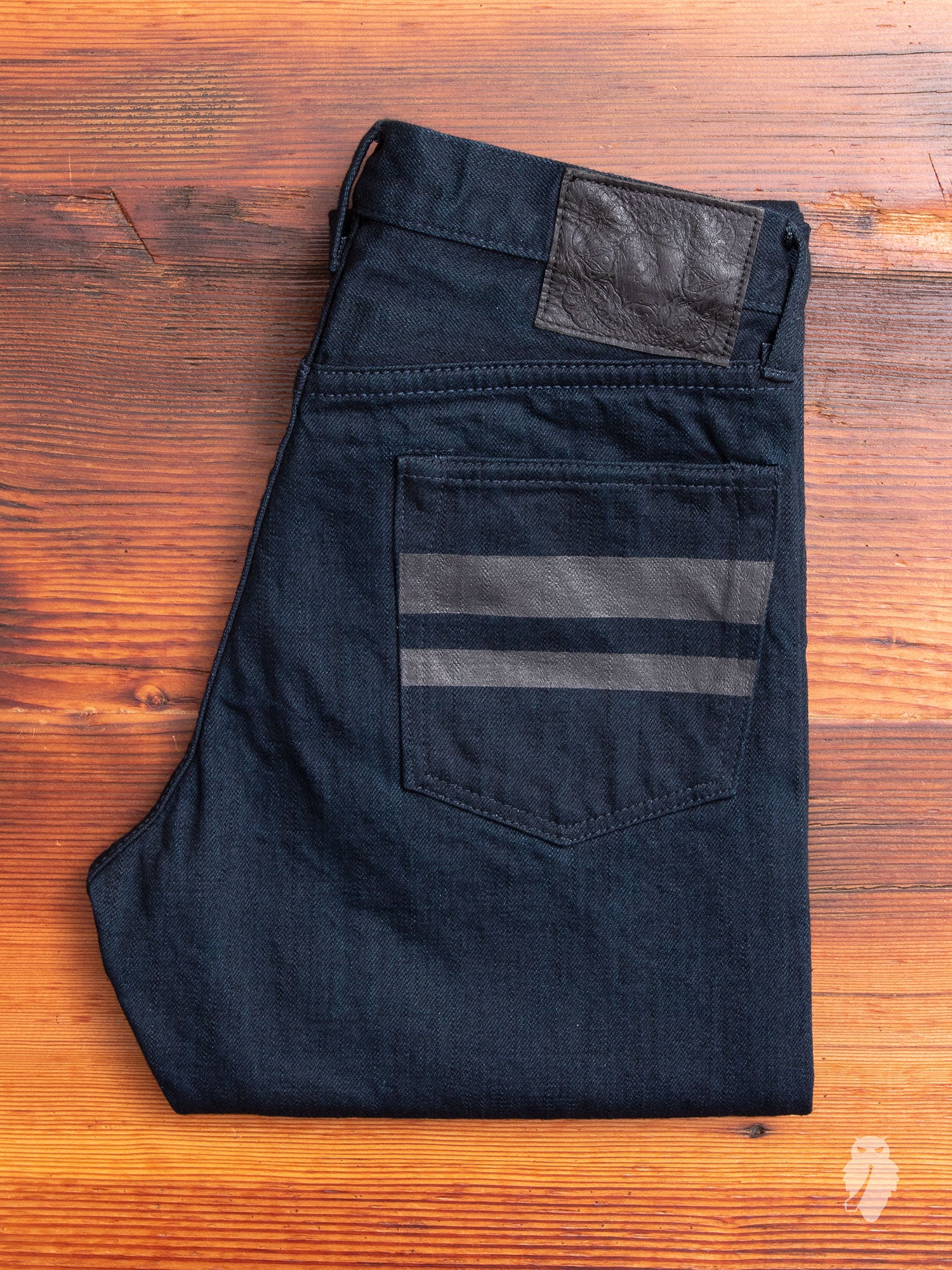 BOM012-B "Momotaro x Blue Owl" 15.7oz Selvedge Denim - Natural Tapered Fit - Image 2