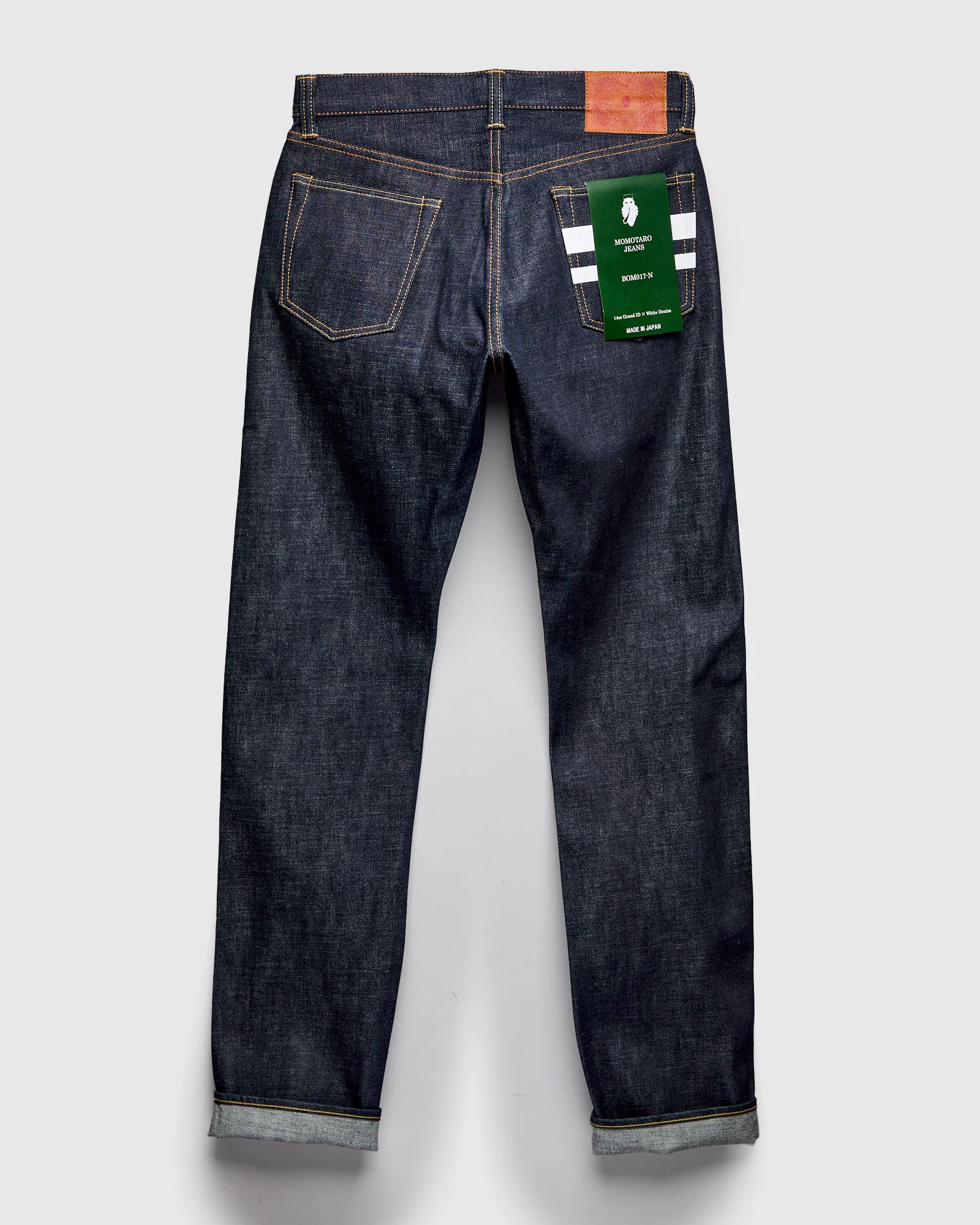 BOM017-N "Grand Indigo" 14oz Selvedge Denim - Natural Tapered Fit - Image 3