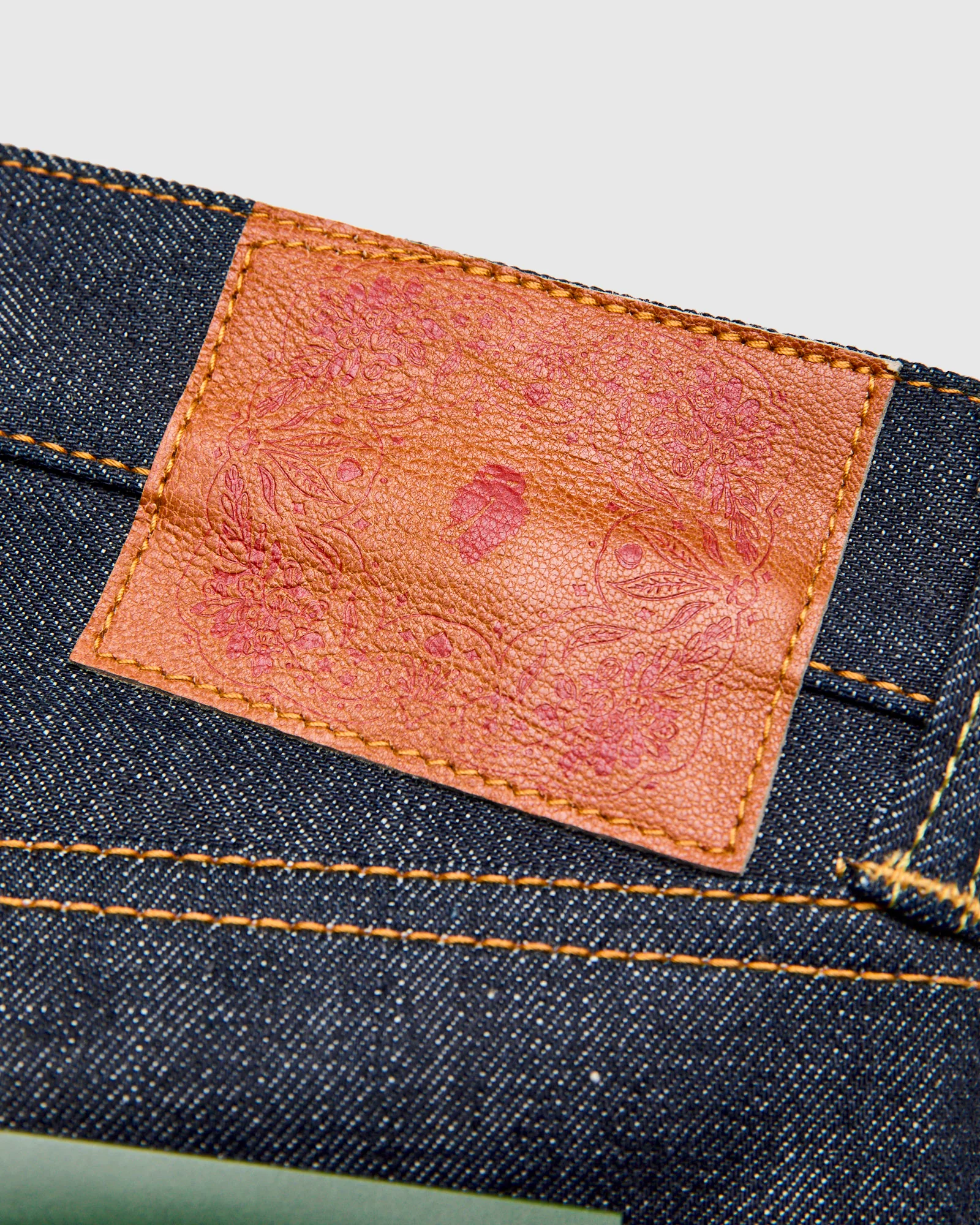 BOM017-N "Grand Indigo" 14oz Selvedge Denim - Natural Tapered Fit - Image 9