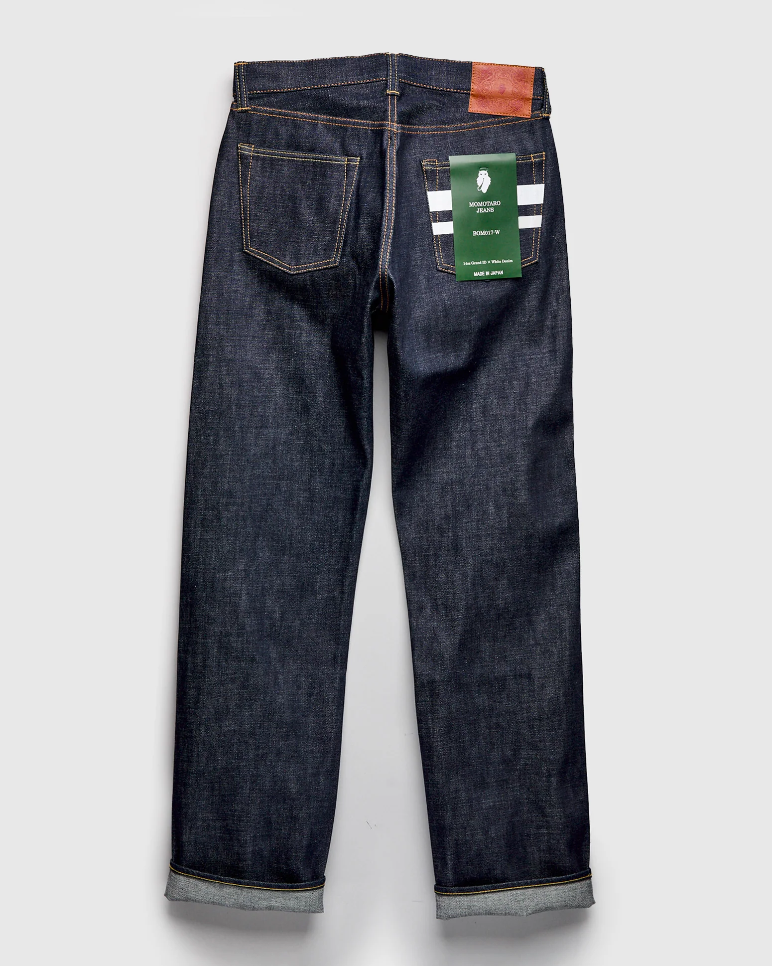 BOM017-W "Grand Indigo" 14oz Selvedge Denim - Wide Straight Fit - Image 3
