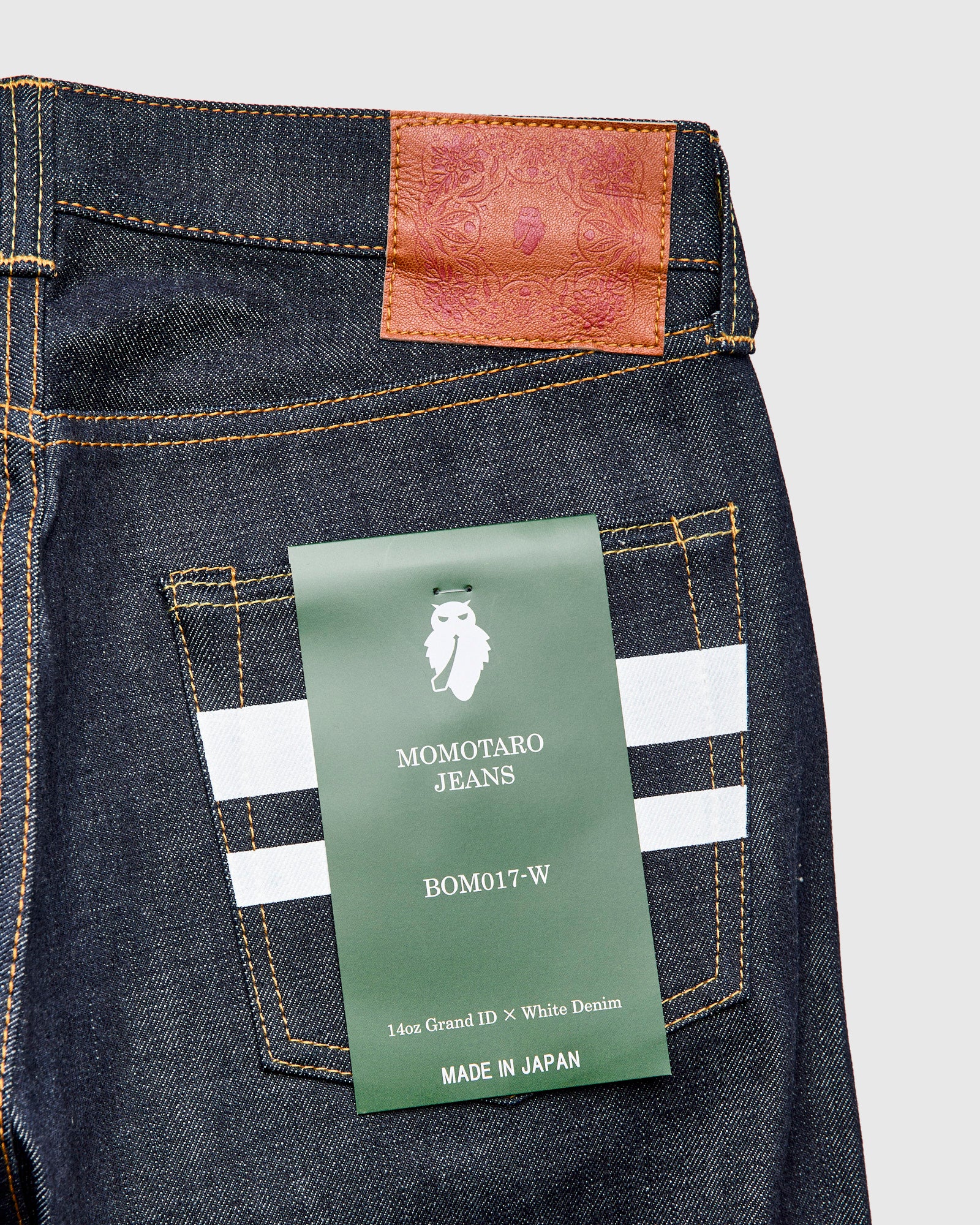 BOM017-W "Grand Indigo" 14oz Selvedge Denim - Wide Straight Fit - Image 8