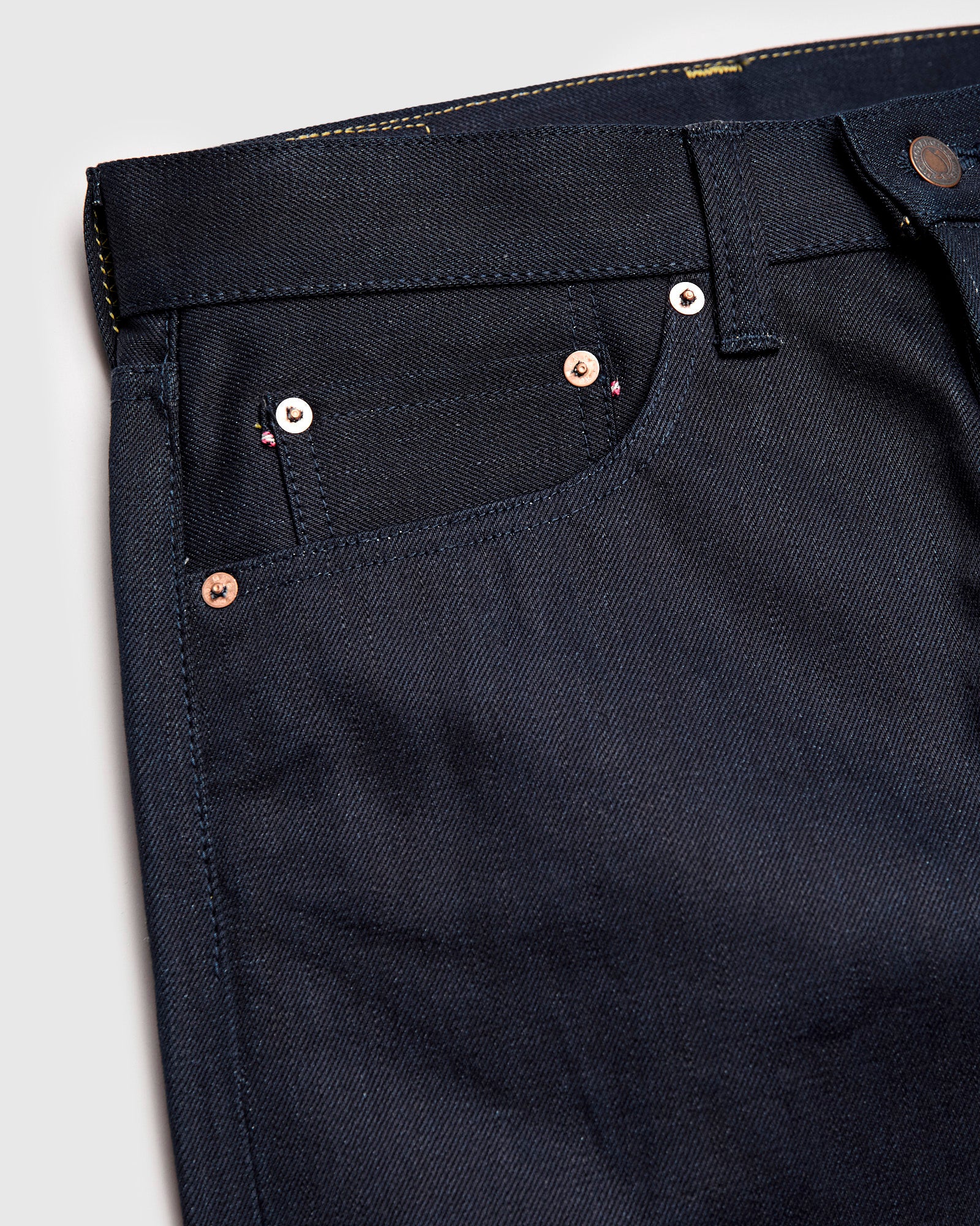 BOM018-H "Grand Indigo – Midnight Edition" 14oz Selvedge Denim - High Tapered Fit - Image 7