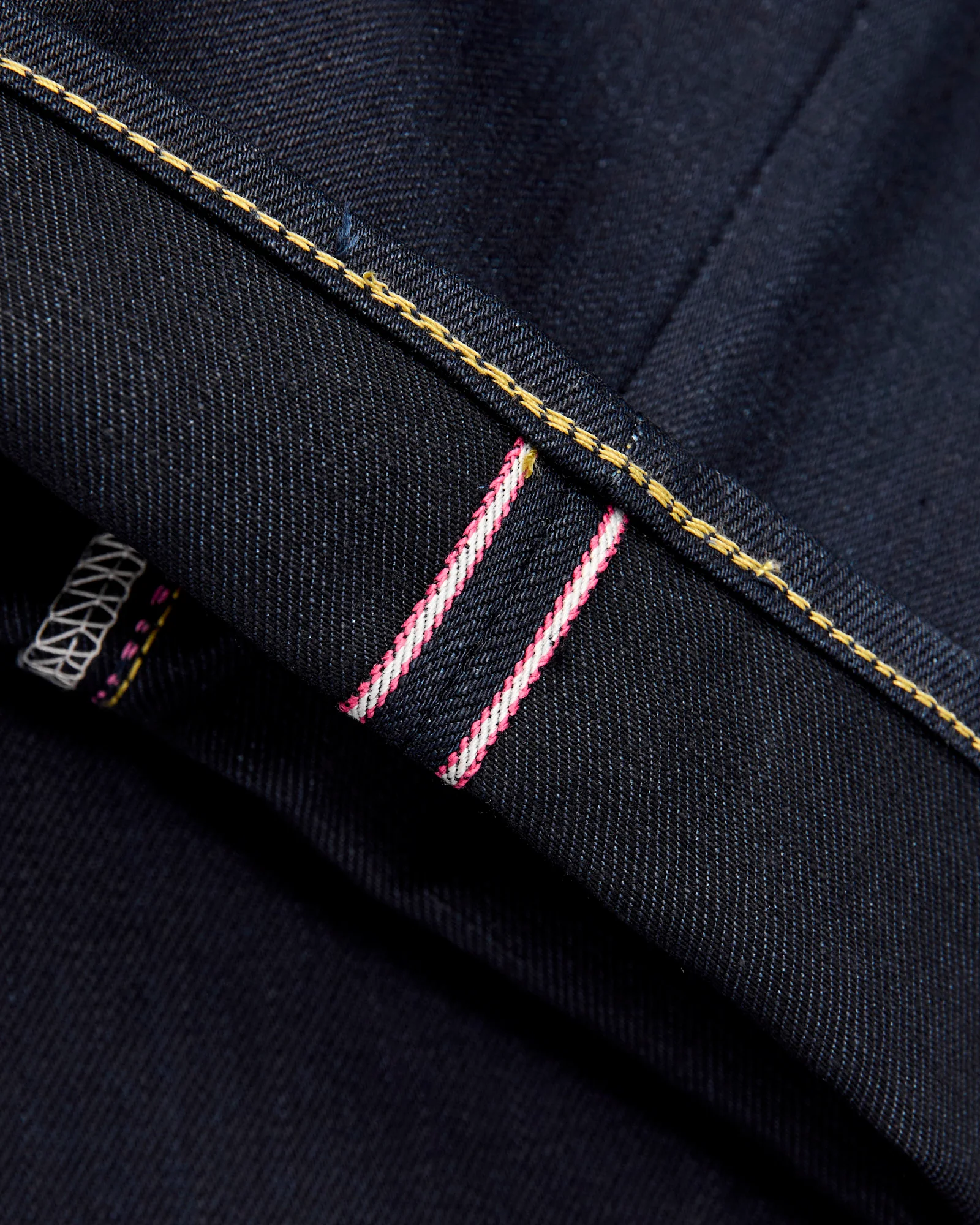 BOM018-W "Grand Indigo – Midnight Edition" 14oz Selvedge Denim - Wide Straight Fit - Image 11