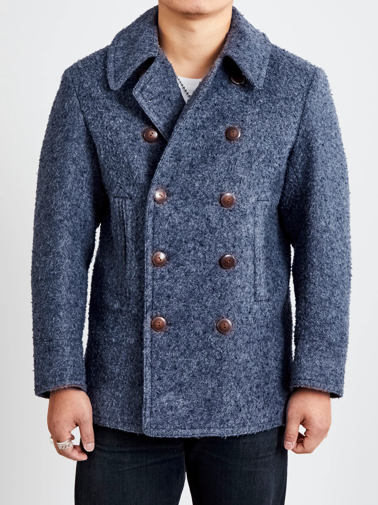 Boom Cat Peacoat in Faded Navy - Image 2