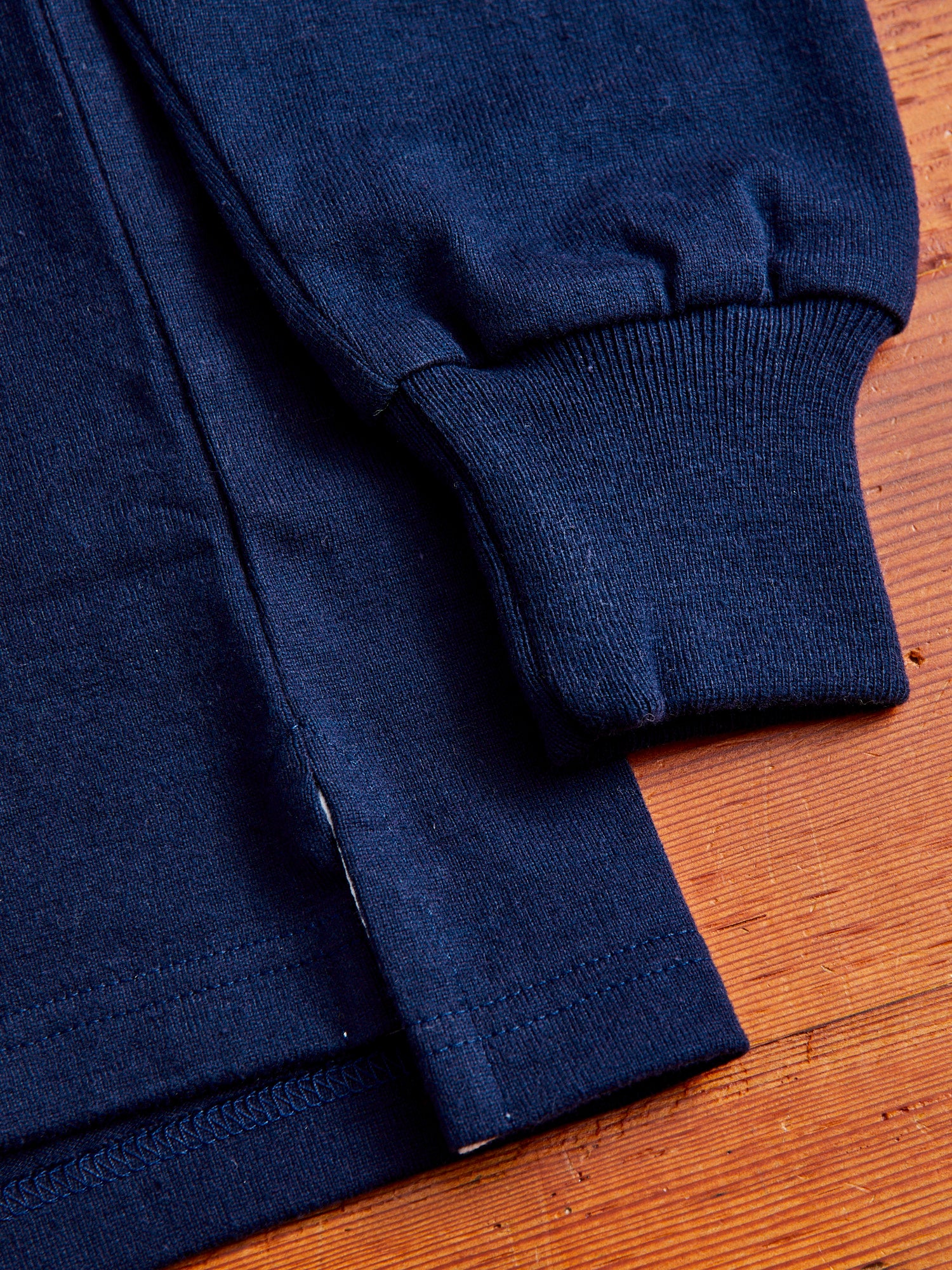 Border Stripe Rugby Shirt in Navy Natural - Image 6