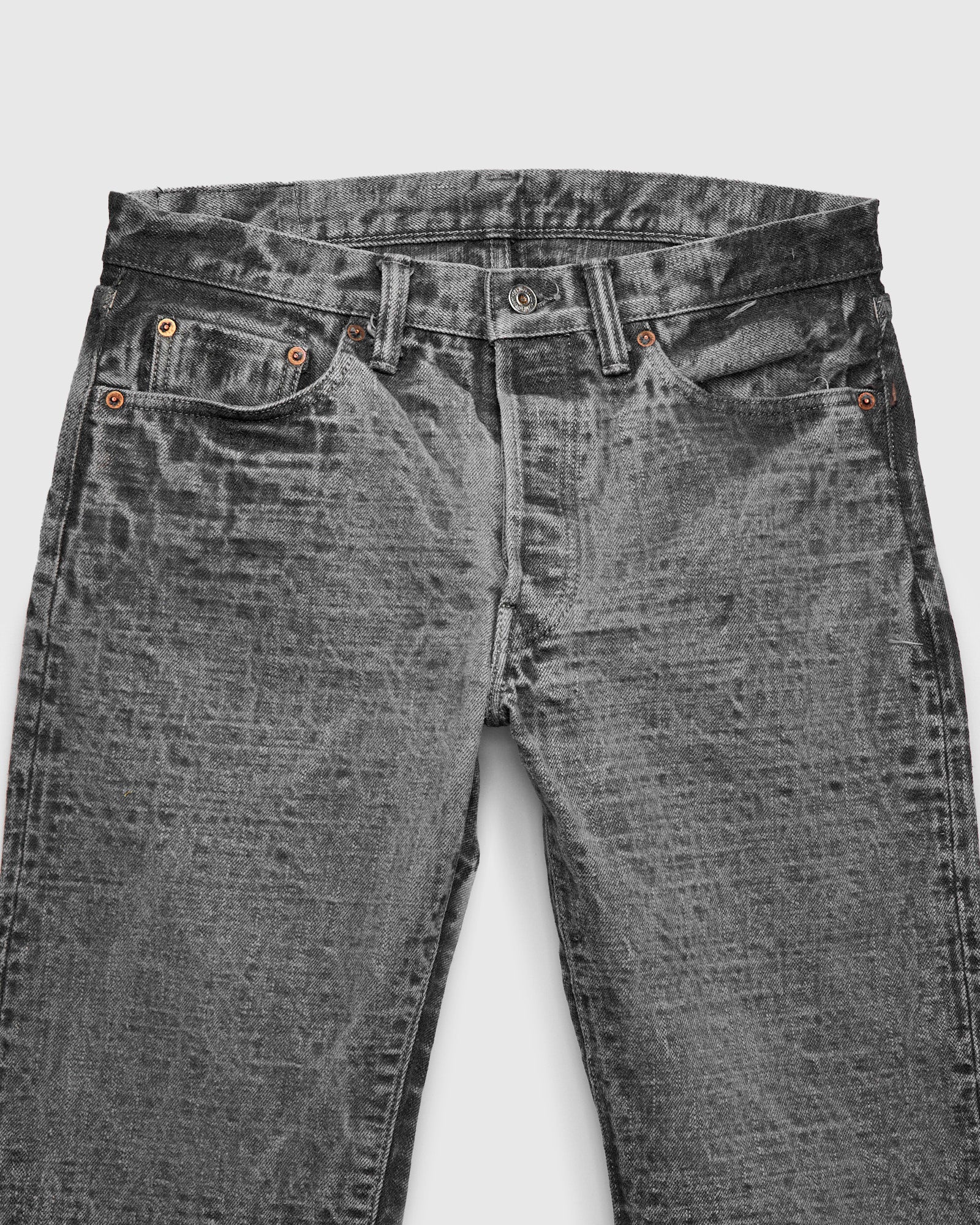 BOS710XX-SU "Shizen" 18oz Sumi Ink Selvedge Denim - Slim Straight Fit - Image 6