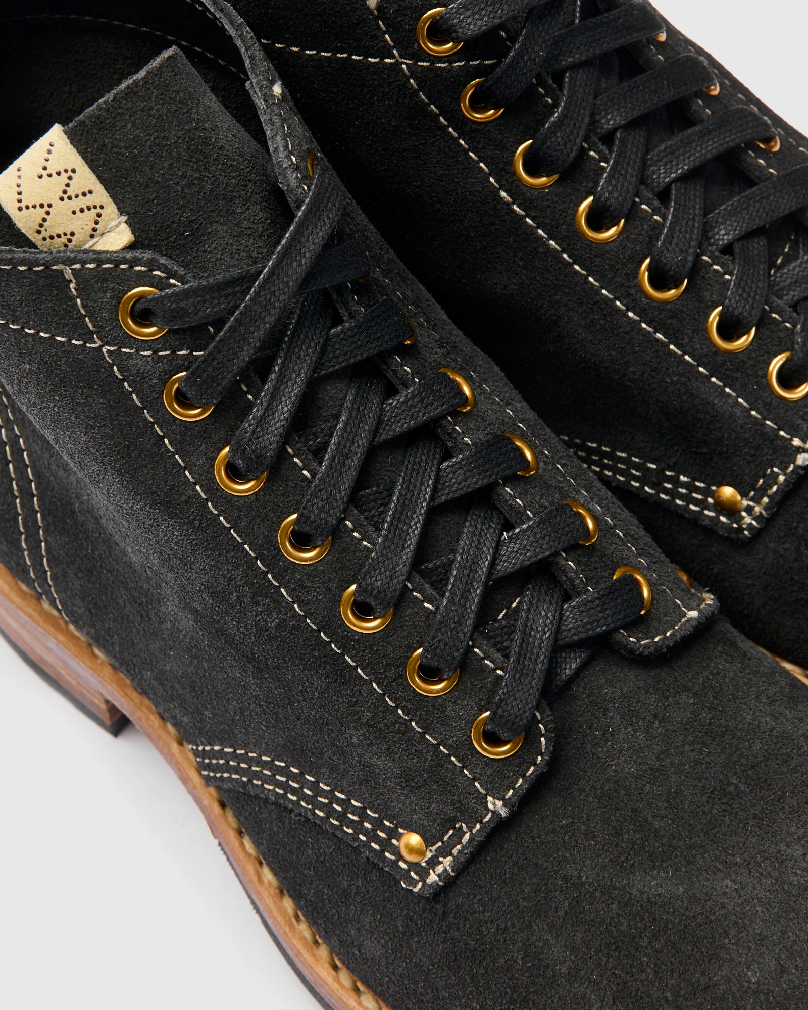 Brigadier Boots-Folk in Black Suede - Image 8