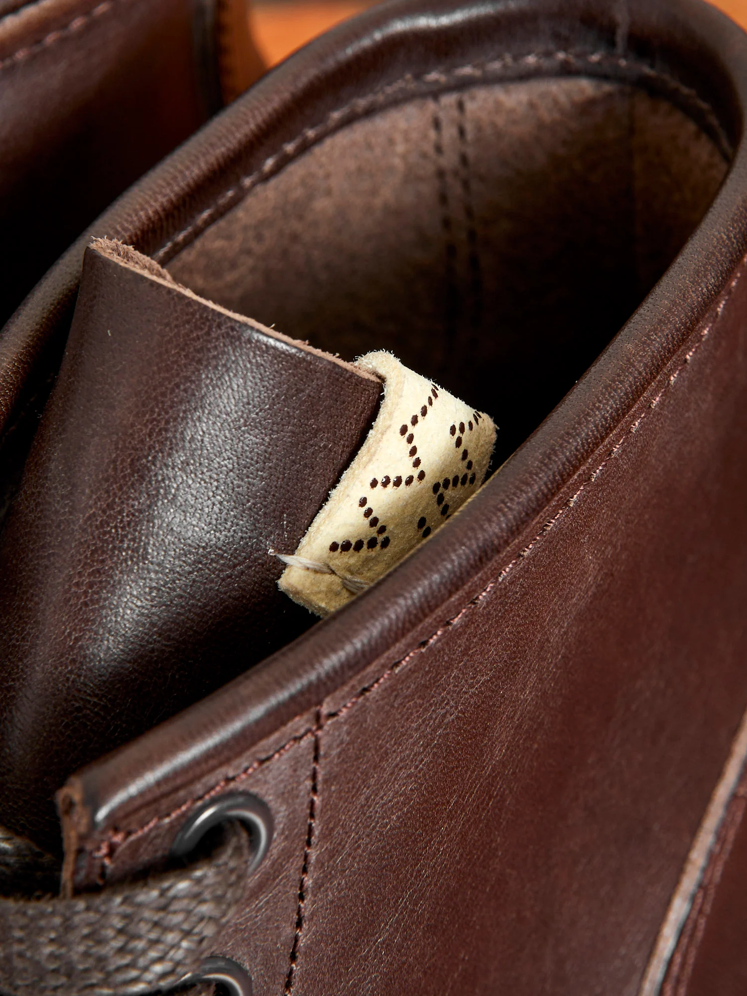 Brigadier Boots-Folk in Dark Brown Italian Horsehide - Image 6