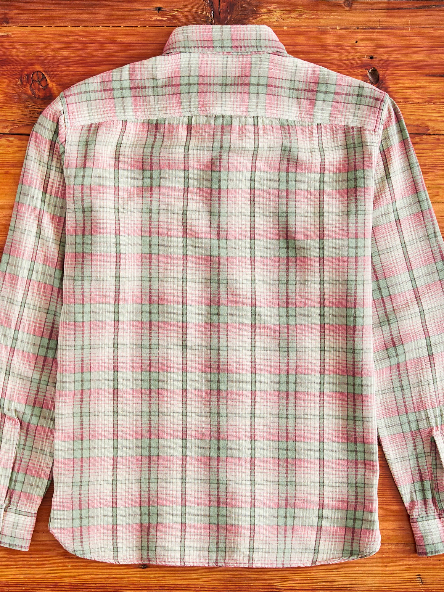 Butte Work Shirt in Sage/Pink - Image 10