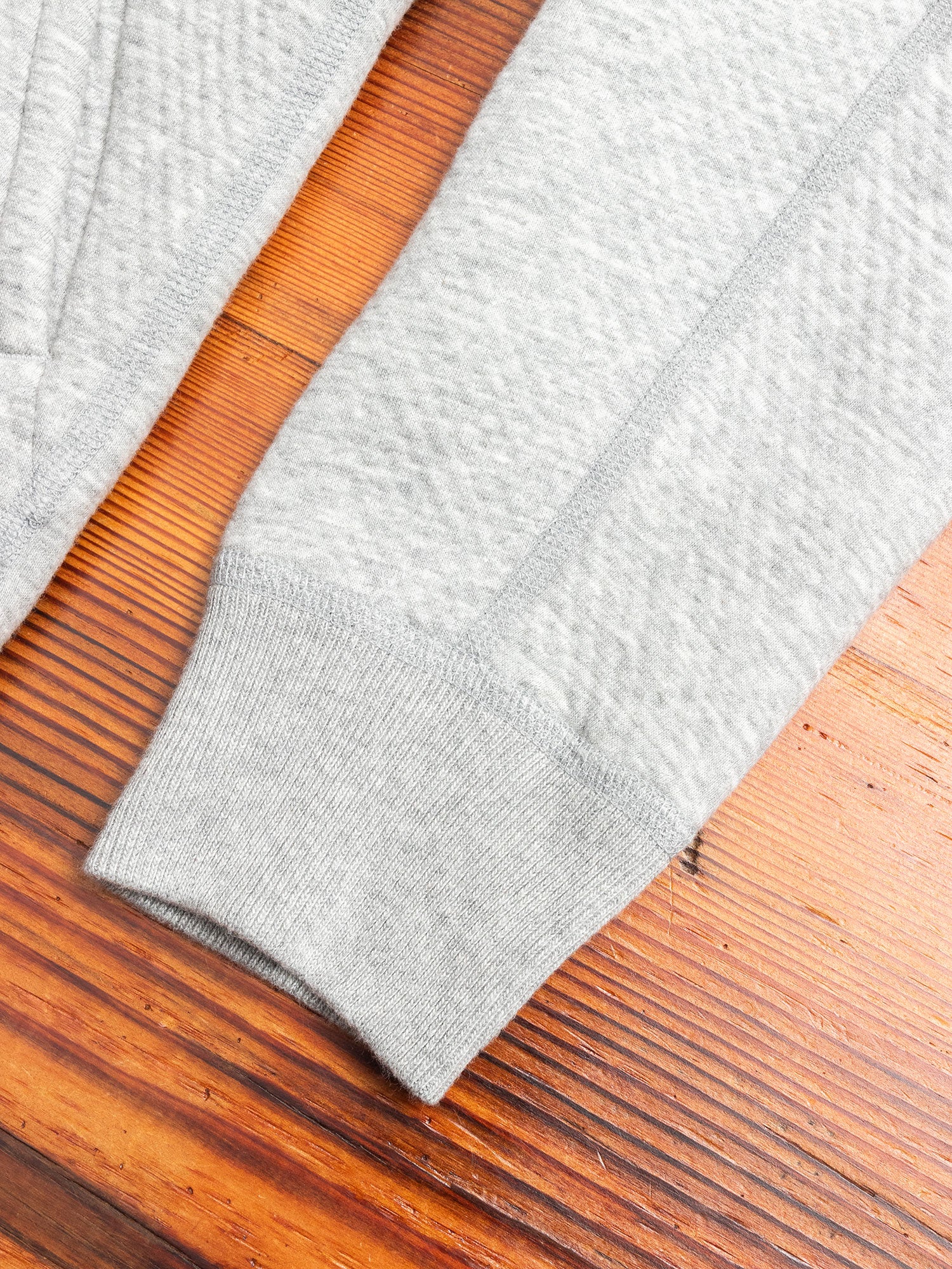 Cabin Fleece Zip Hoodie in Heather Grey - Image 4