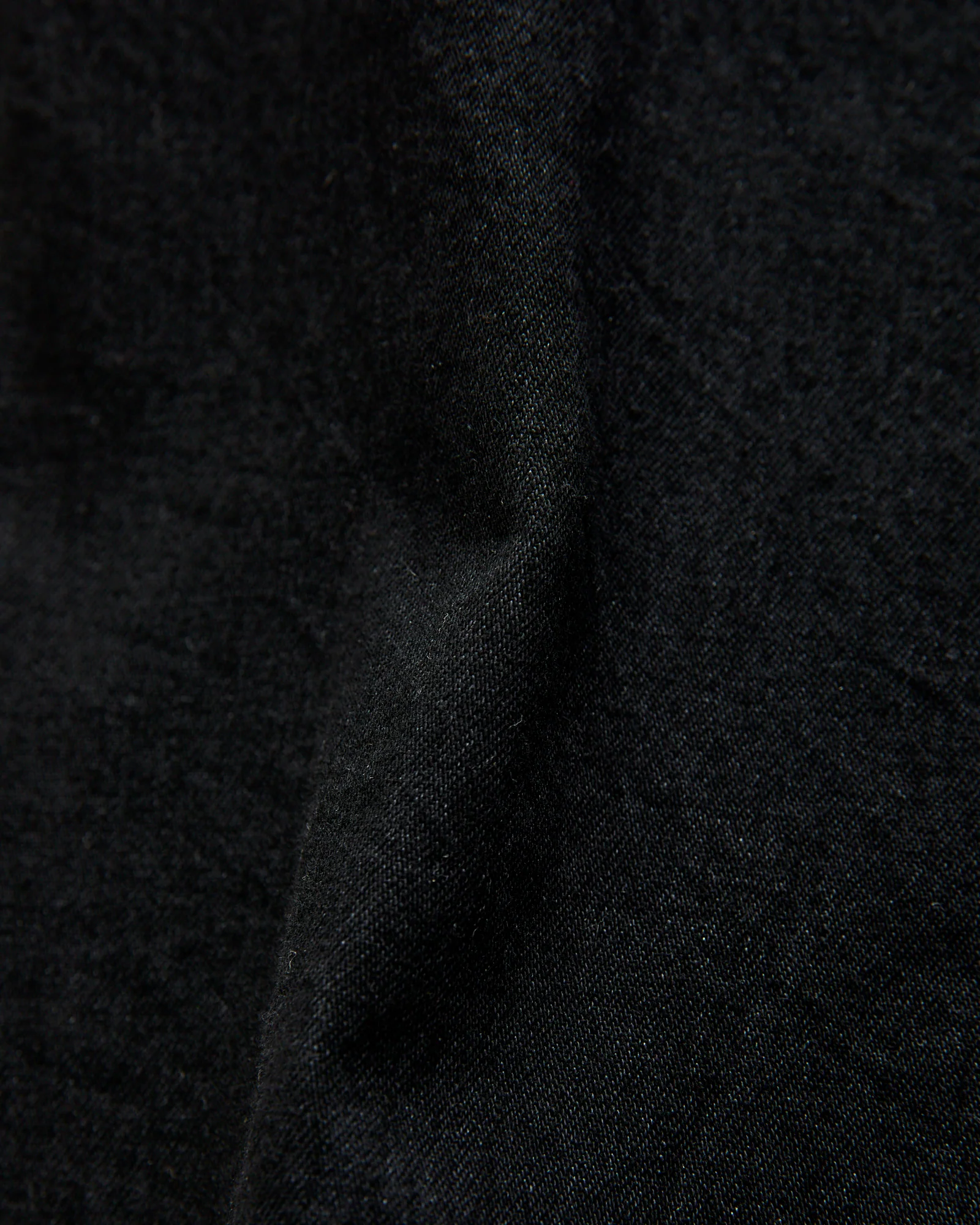 Calico Western Shirt in Black Denim - Image 8