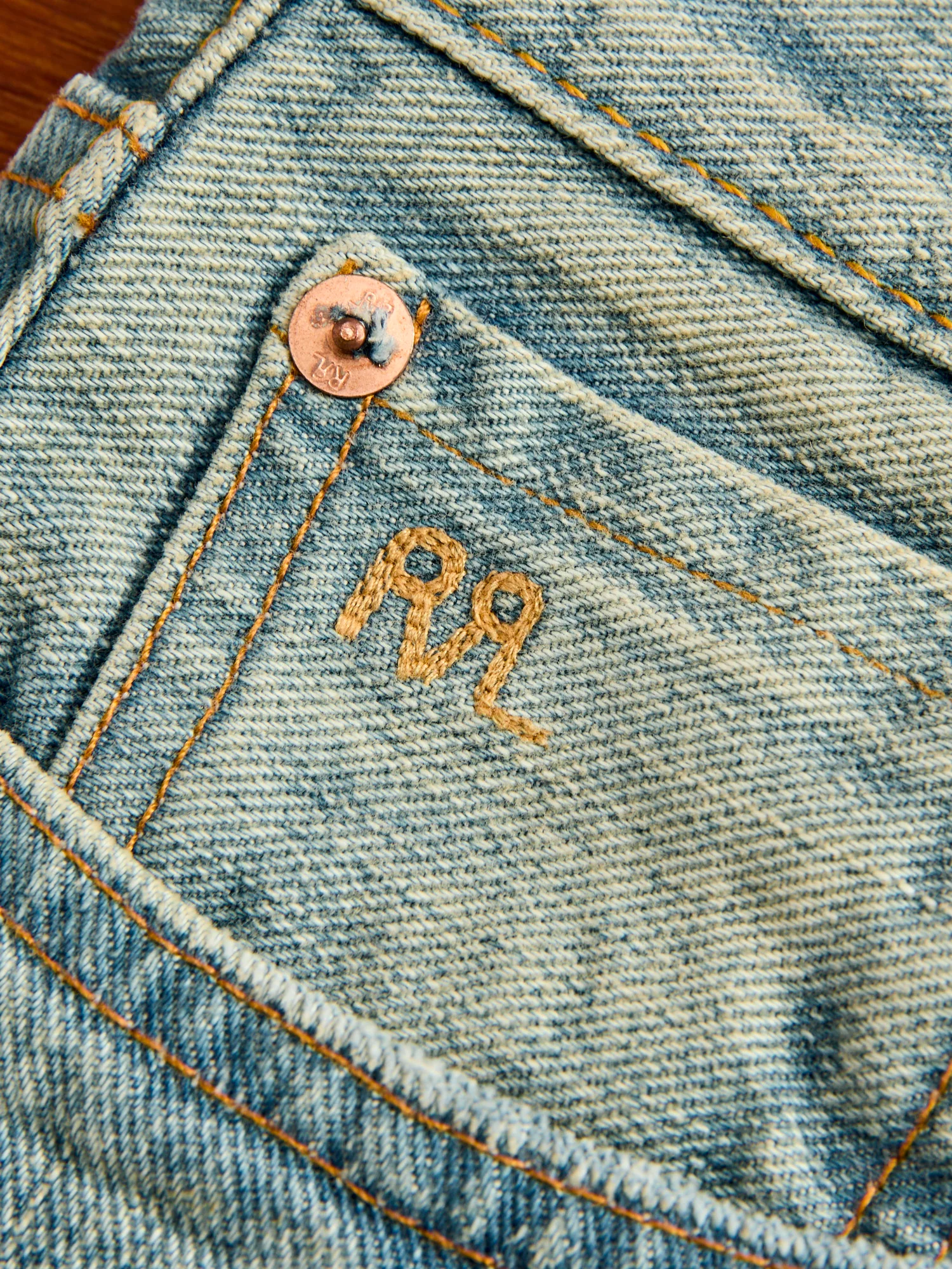 "Camden Wash" 13.7oz Selvedge Denim - Straight Fit - Image 5