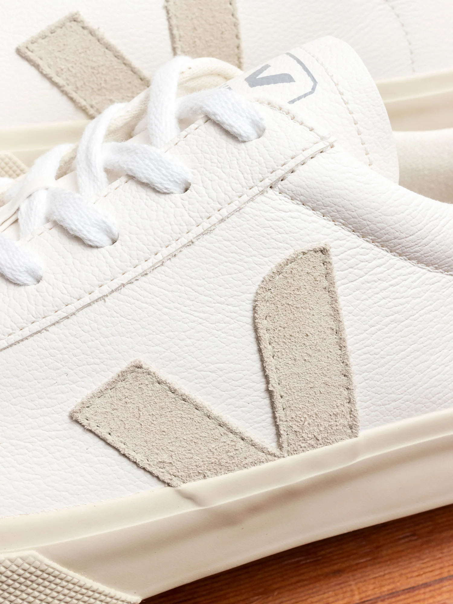 Campo Sneaker in Extra White Natural Suede - Image 5