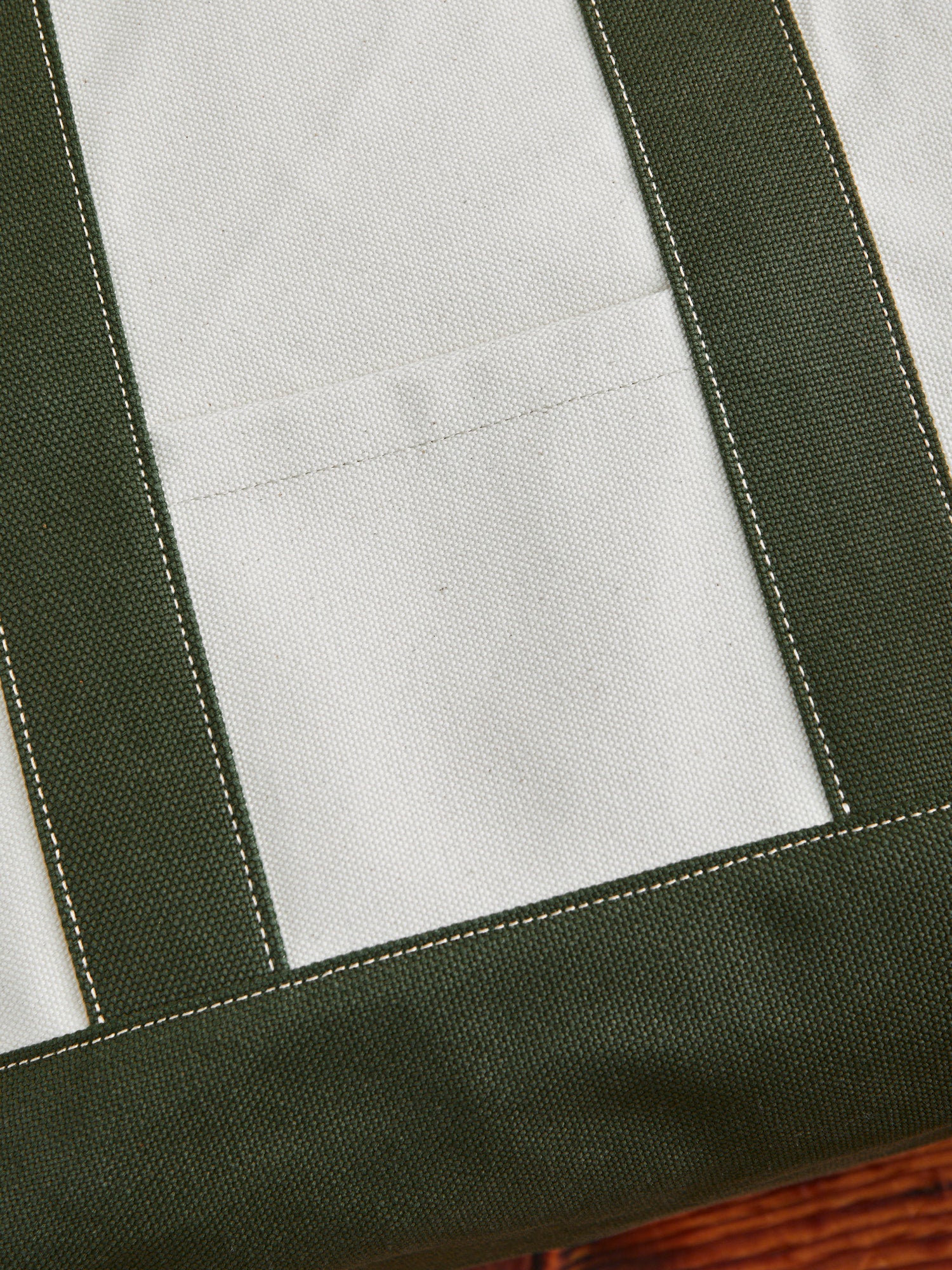 Campus Big Tote Bag in Khaki - Image 4